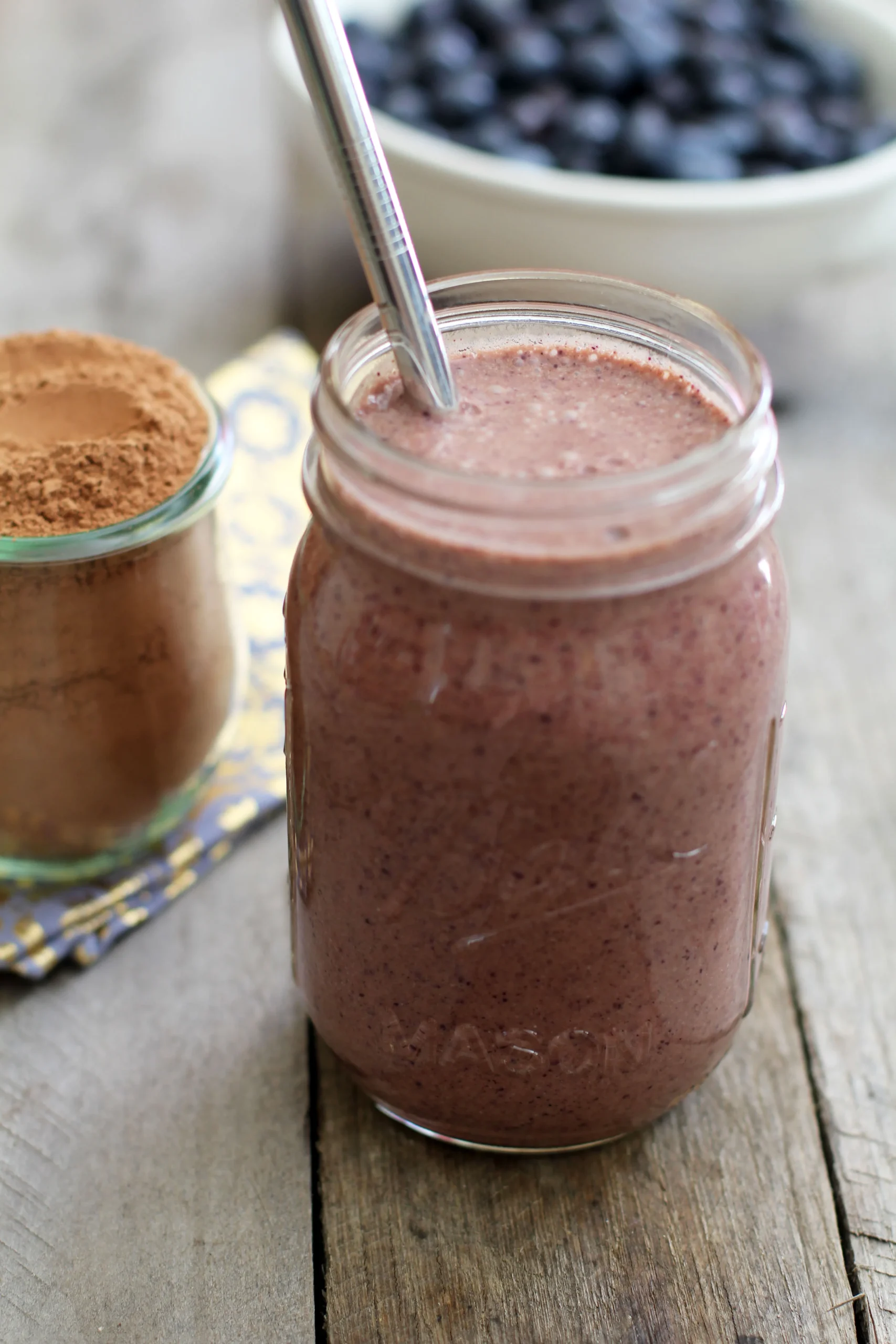 Blueberry Cacao Power Smoothie