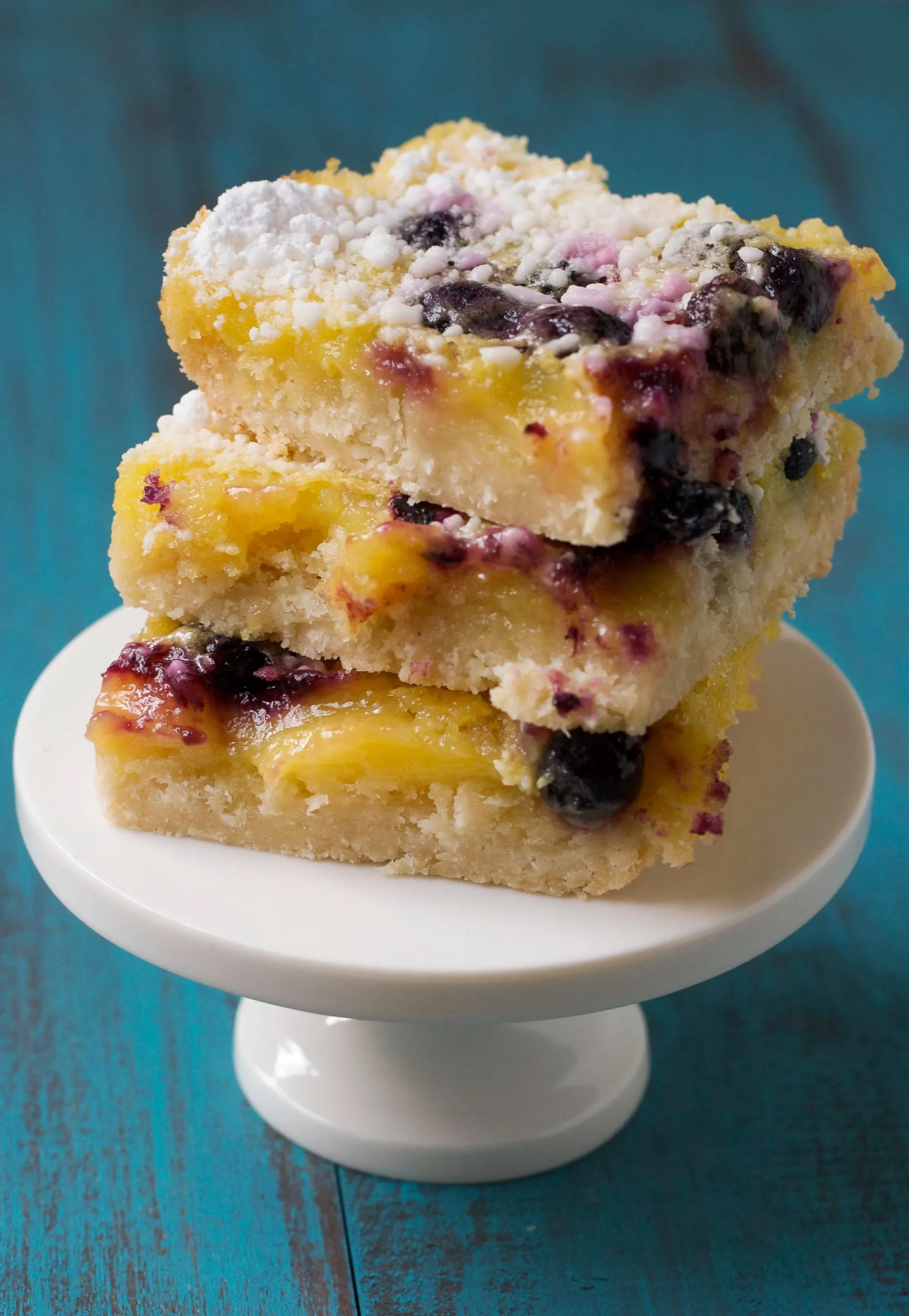 Blueberry Lemon Bars with Coconut