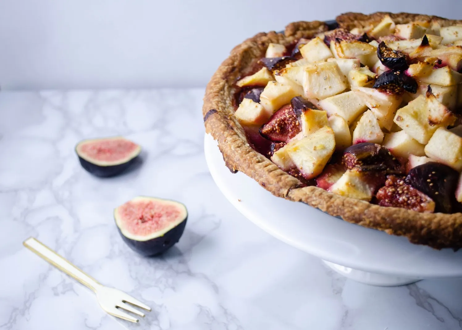 Brandied Pear, Prune and Fig Pie