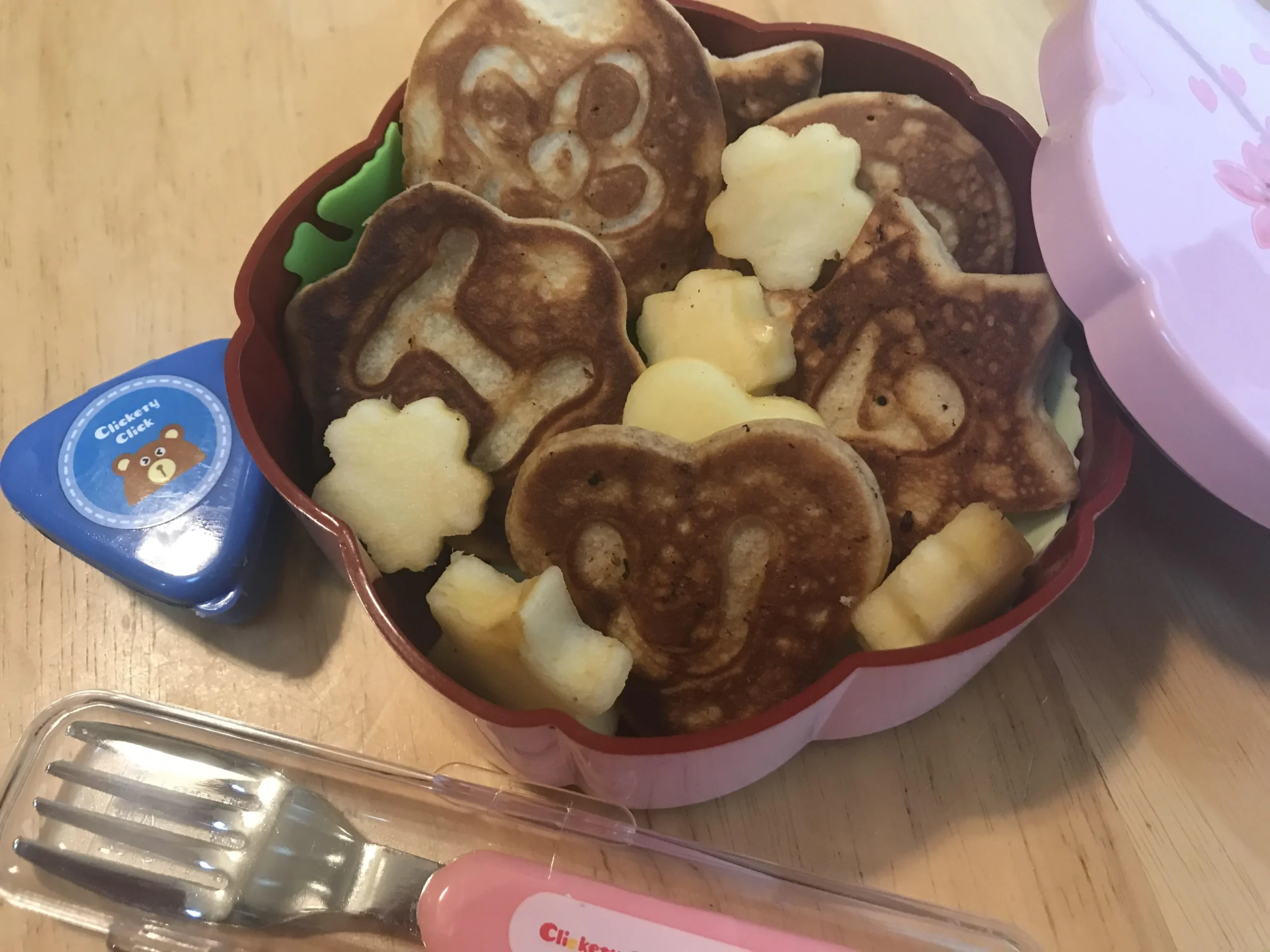 Breakfast Bento with Mini Pancakes