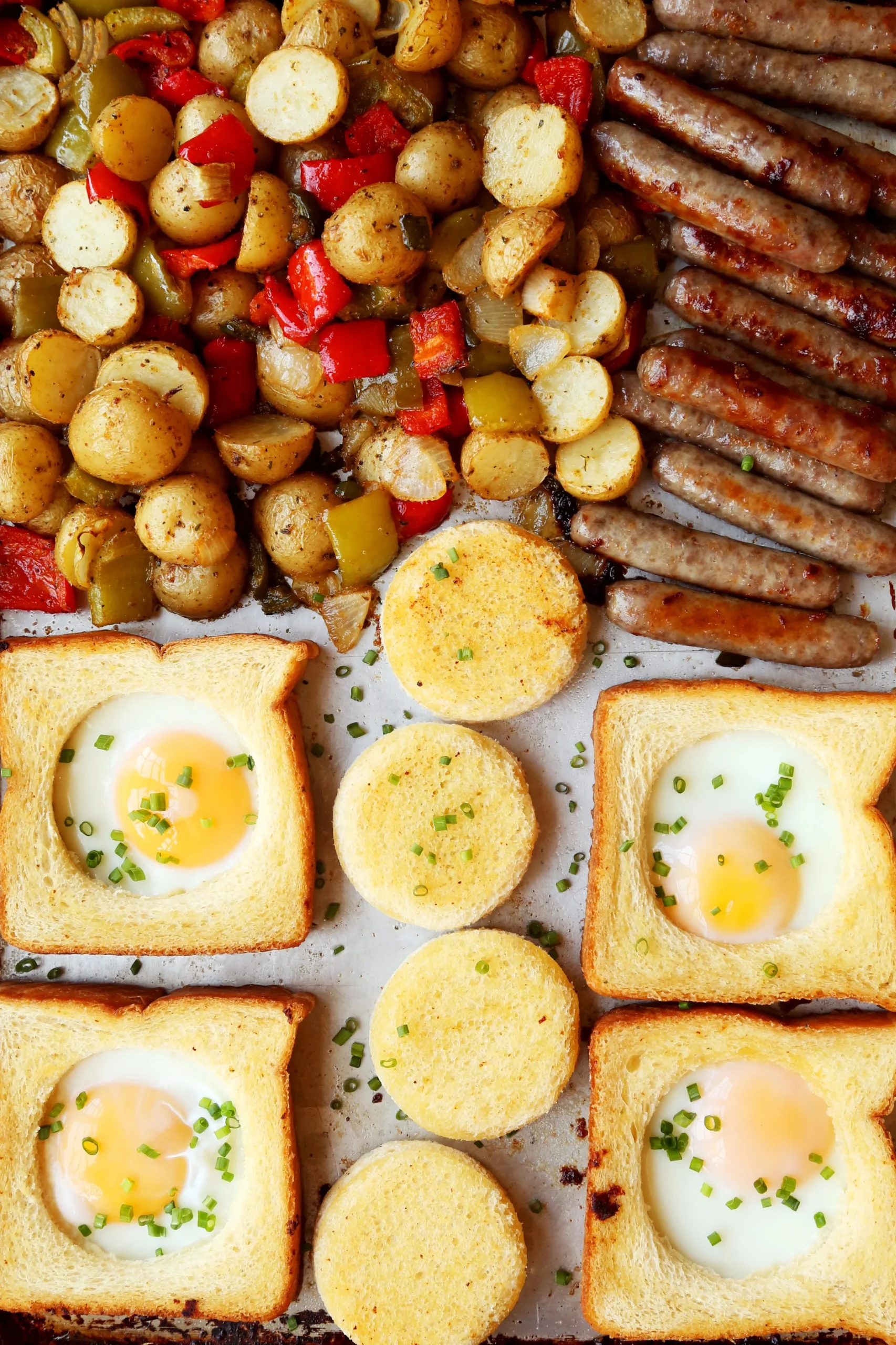 Breakfast Egg Crispy Potato Sheet Pan