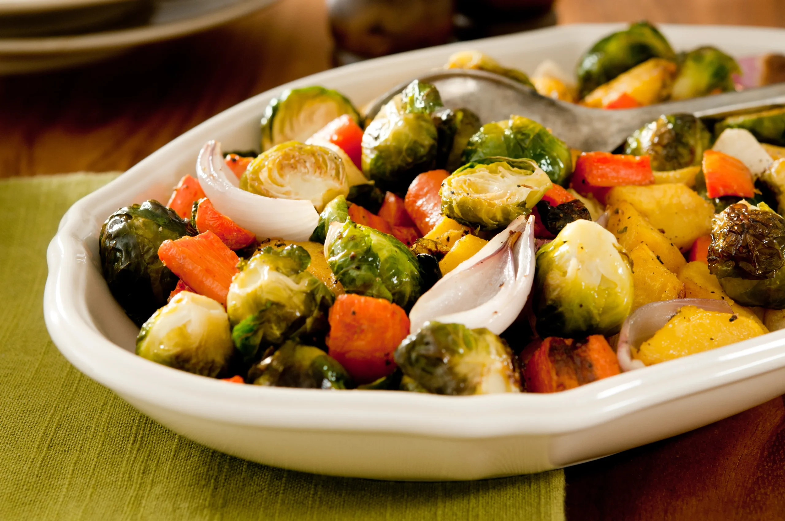 Brussels Sprouts with Carrots and Pearl Onions