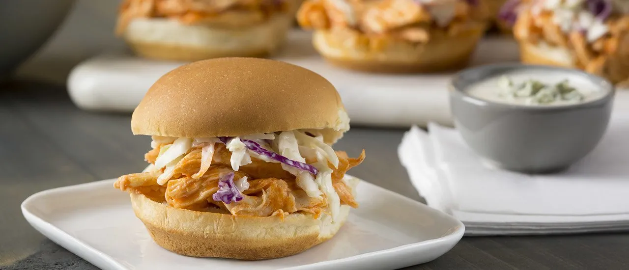 Buffalo Chicken Salad Sliders