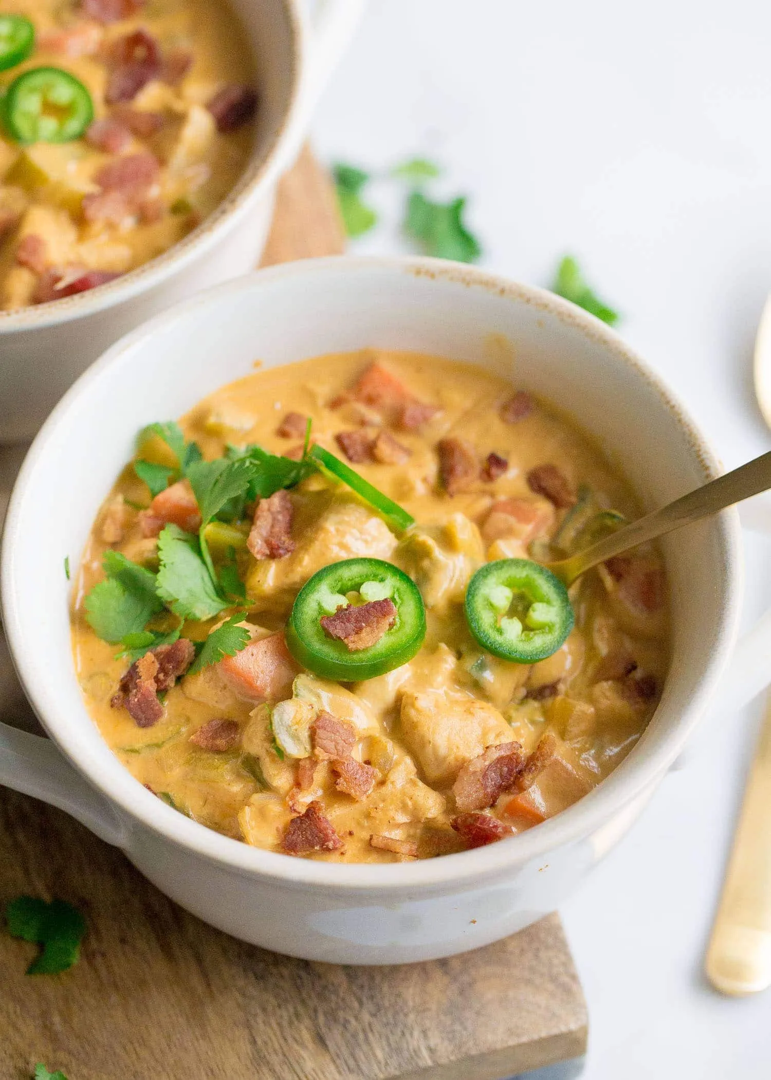 Buffalo Chicken White Chili
