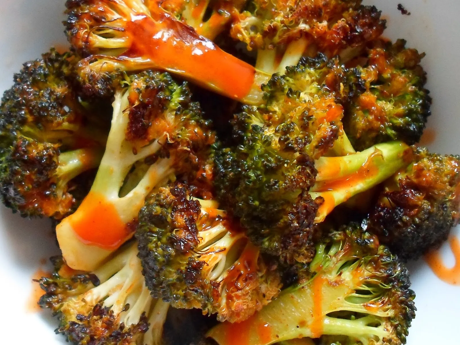 Buffalo Style Roasted Broccoli