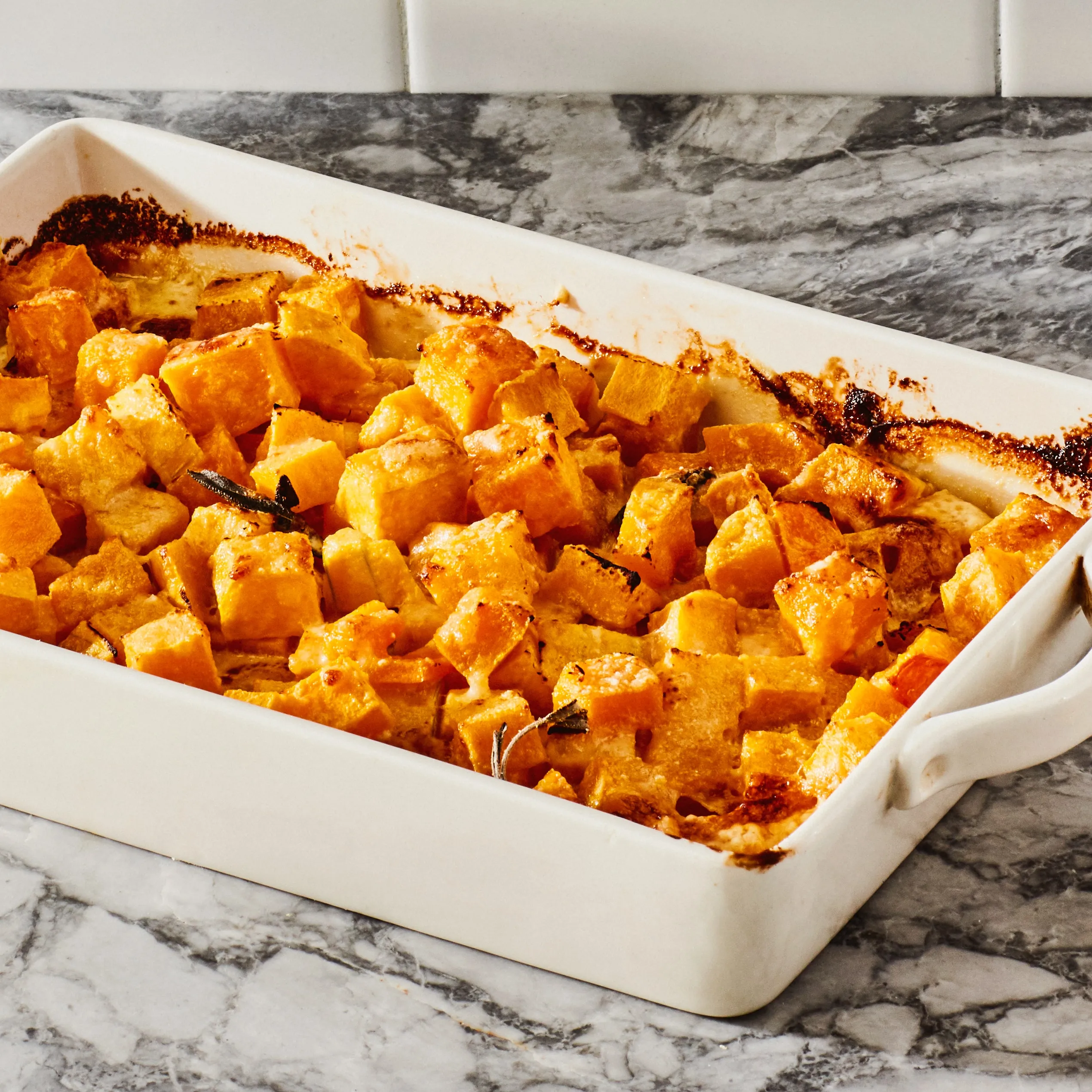 Butternut Squash Parmesan Gratin