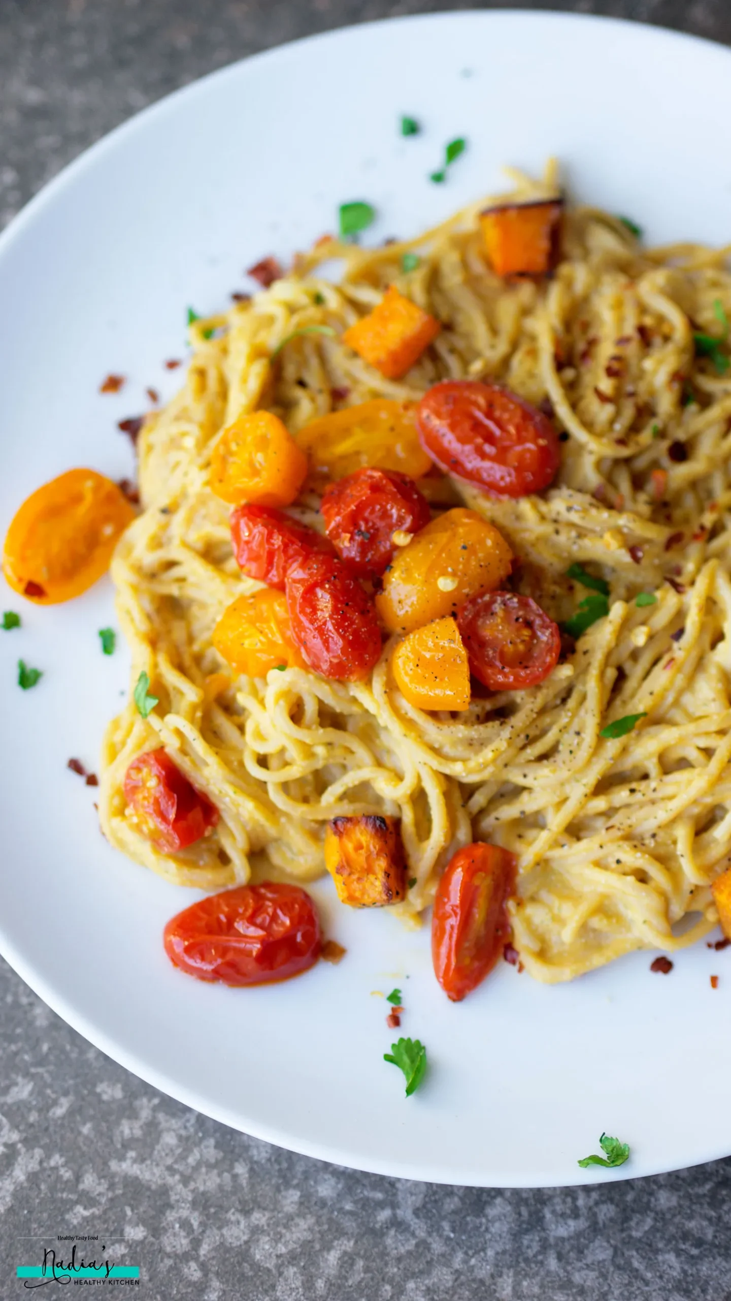 Butternut Squash with Alfredo