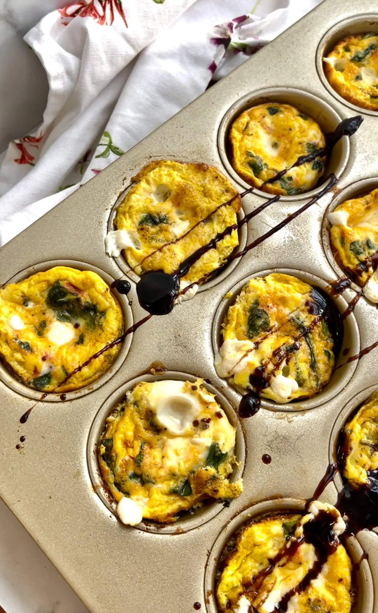 Caprese Egg Muffin Cups