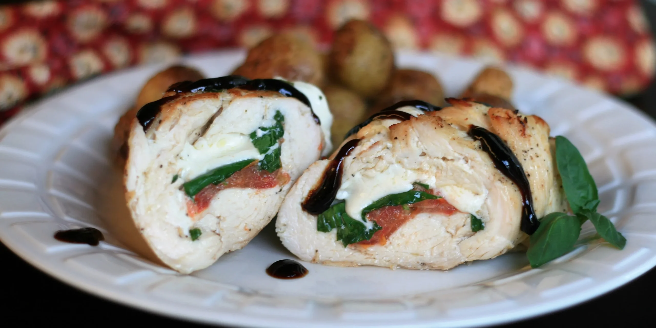 Caprese Stuffed Balsamic Chicken