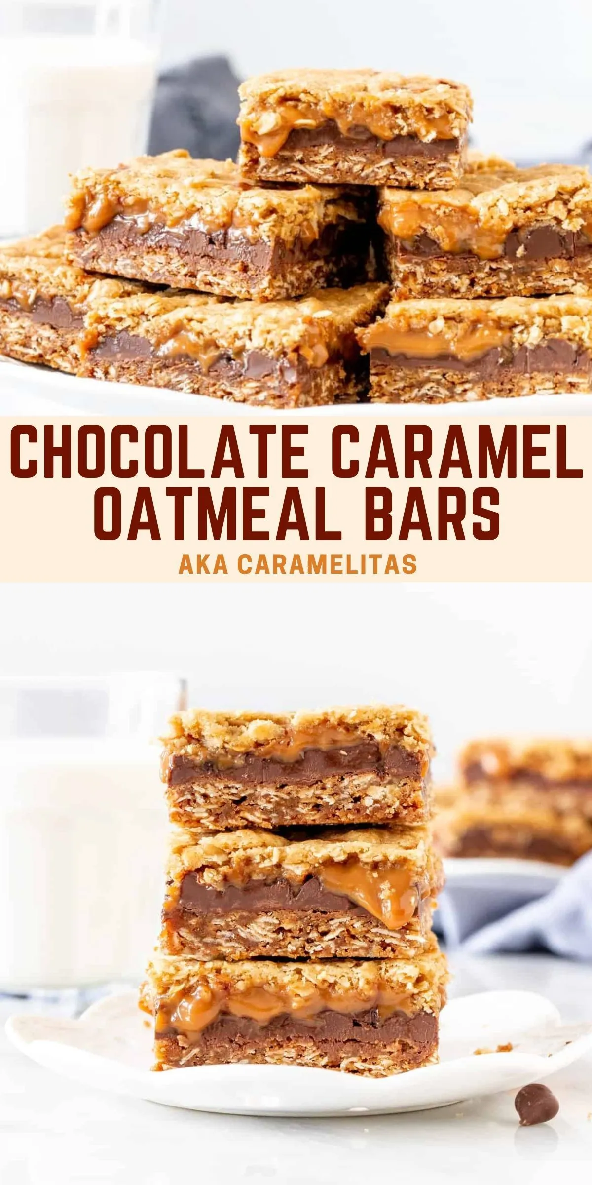 Caramel Oat Bars aka Care Package Bars