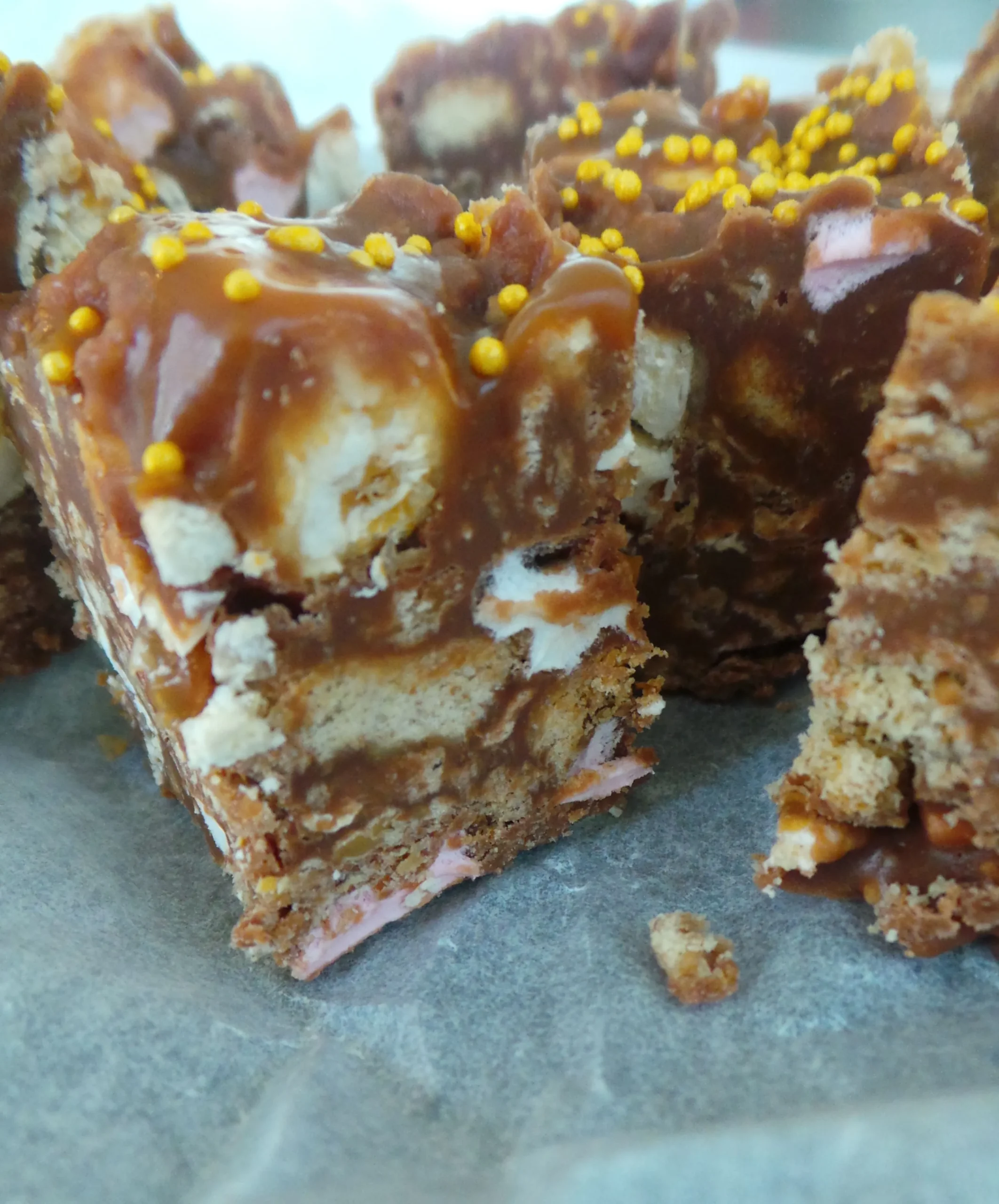 Caramel White Chocolate Rocky Road
