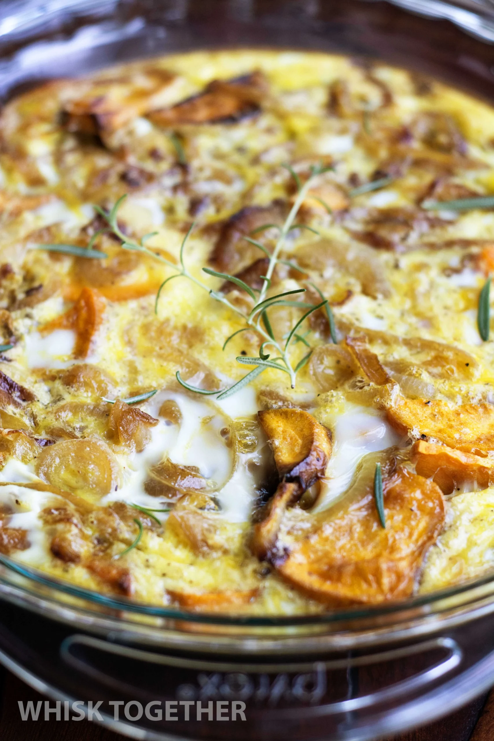 Caramelized Onion Rosemary Frittata