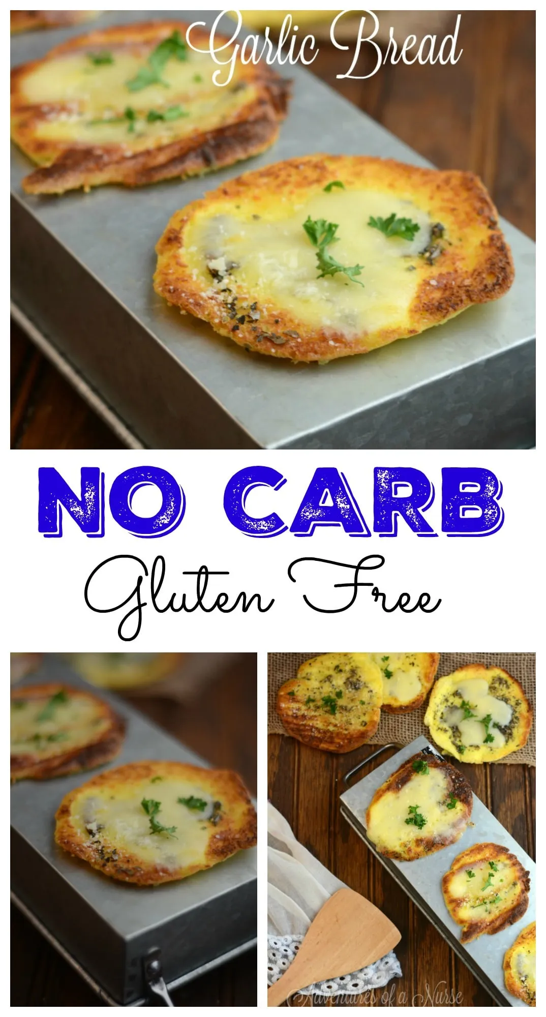 Carb Free Gluten Free Garlic Cloud Bread