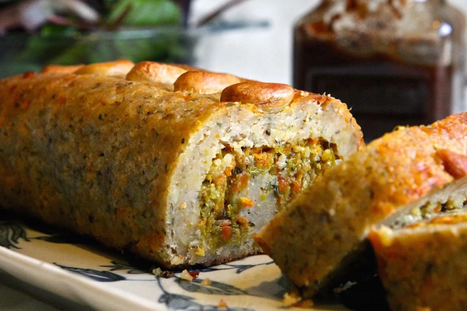 Cashew Nut Roast with Herb Stuffing