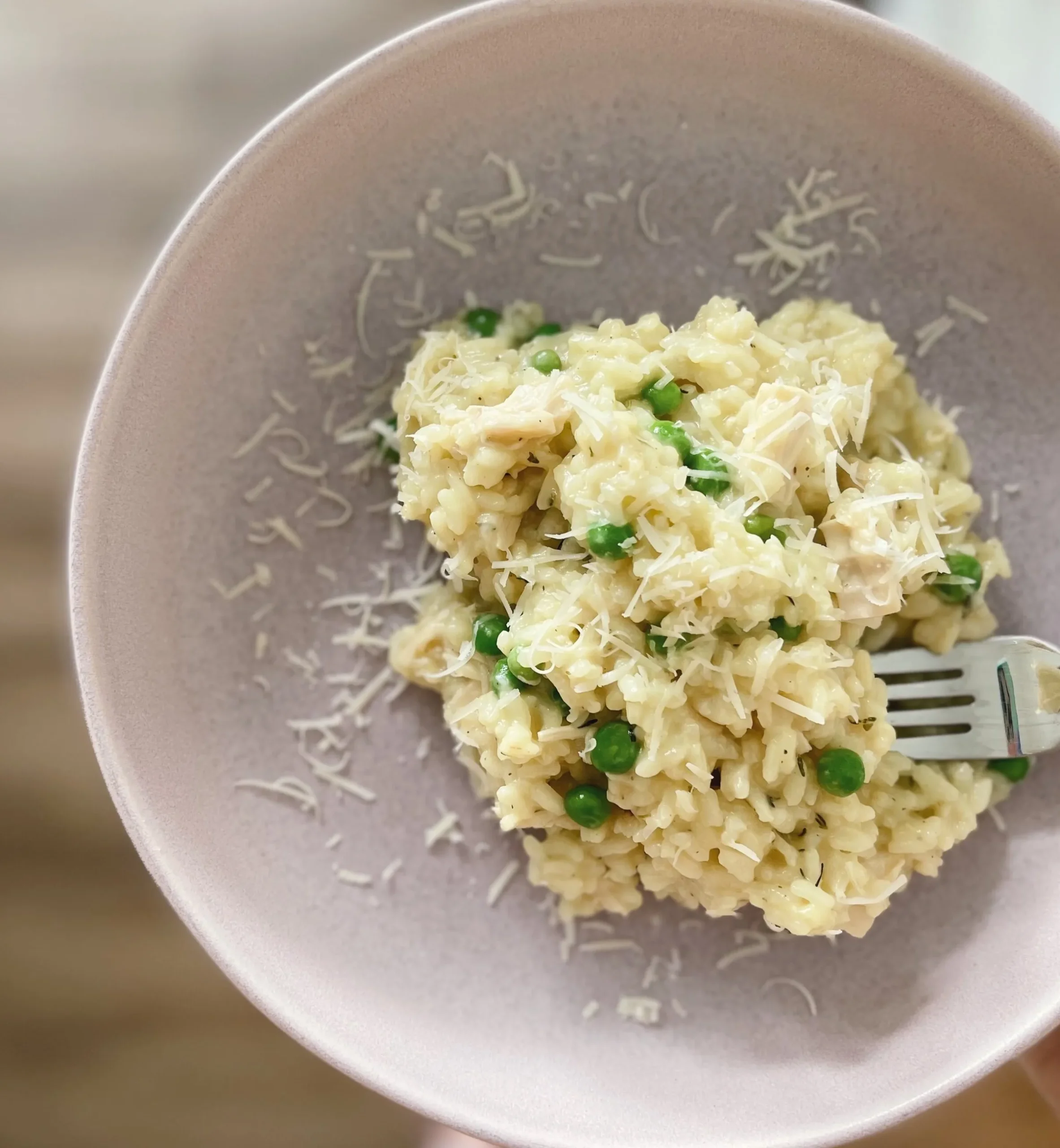 Chase's Parmesan Chicken Risotto