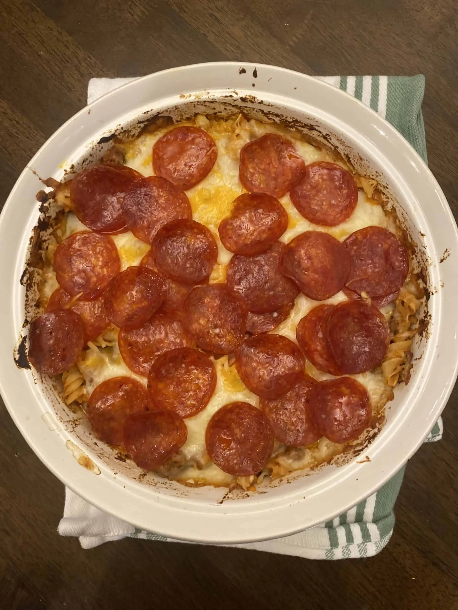 Cheddar Bay Pizza Casserole