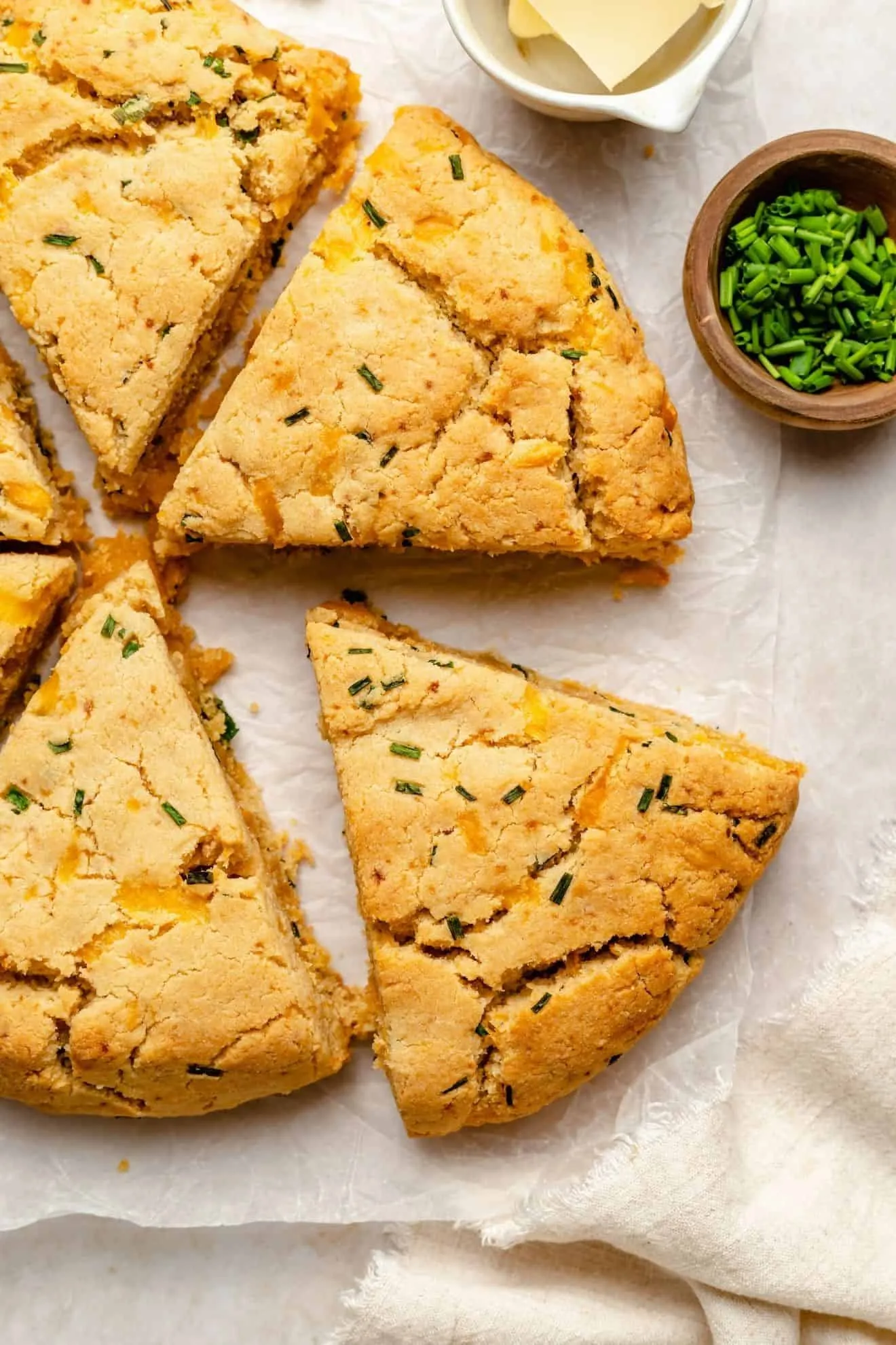 Cheddar Cheese and Chive Scones