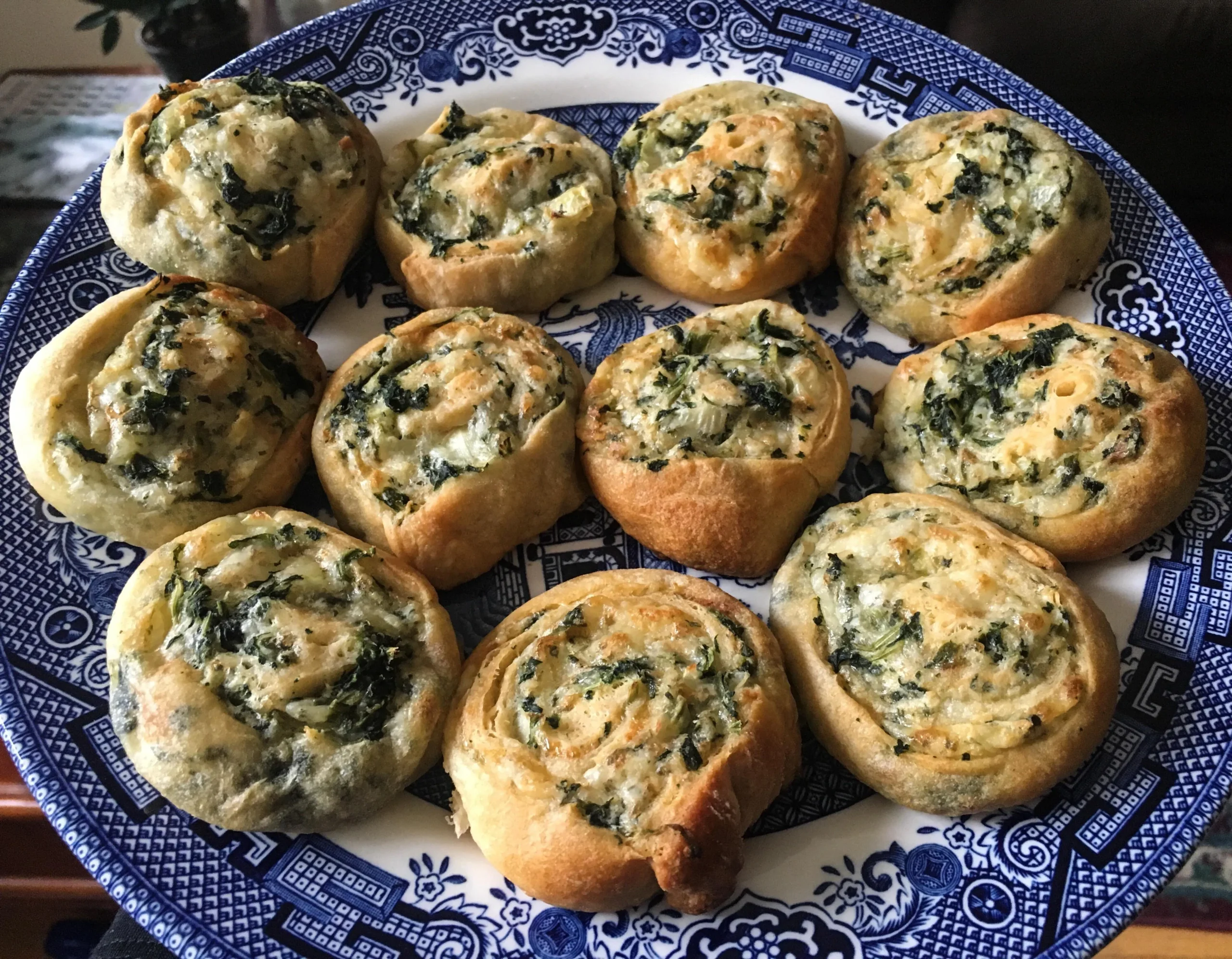 Cheese and Spinach Pasty