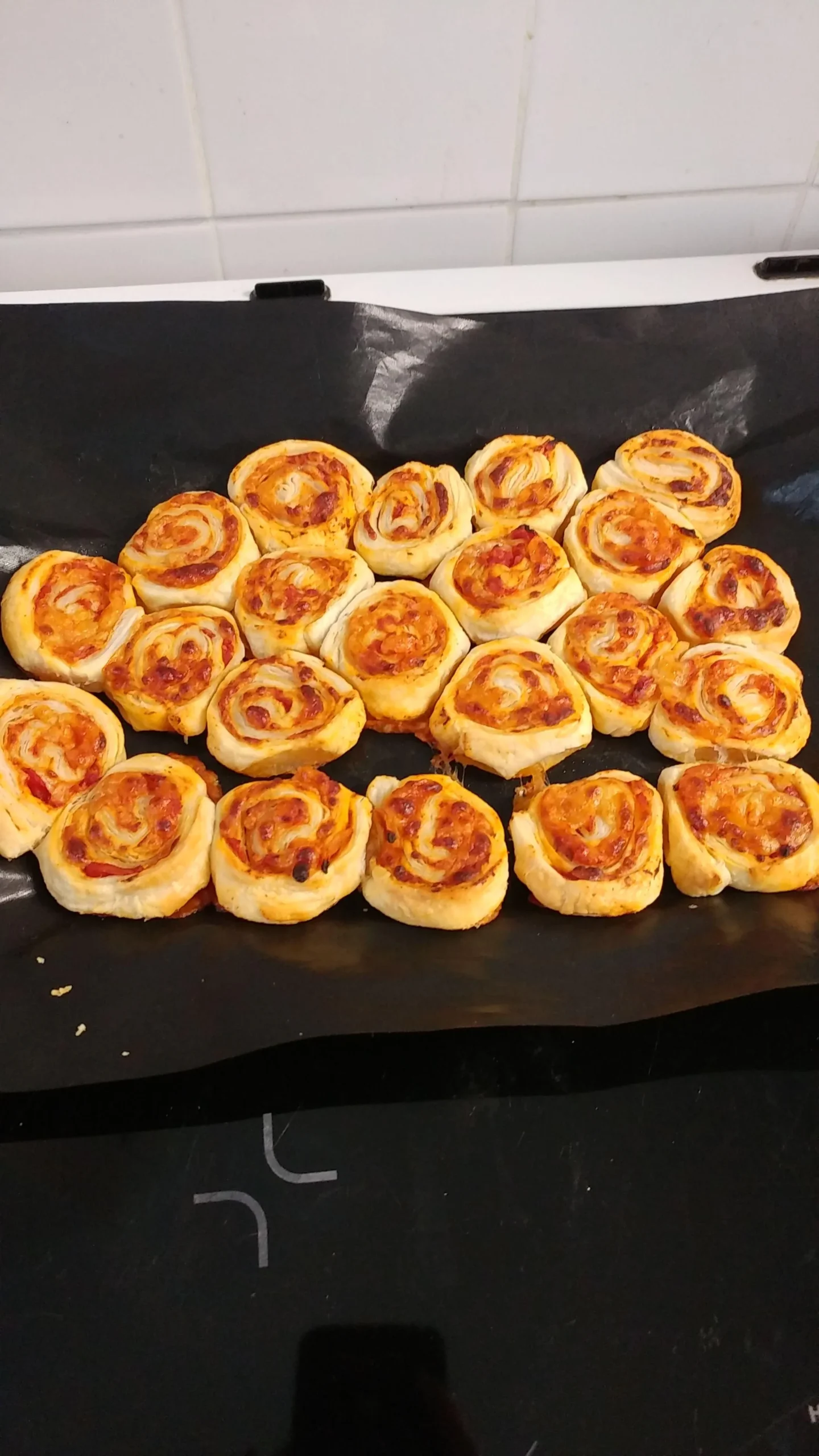 Cheese and Tomato Pinwheels