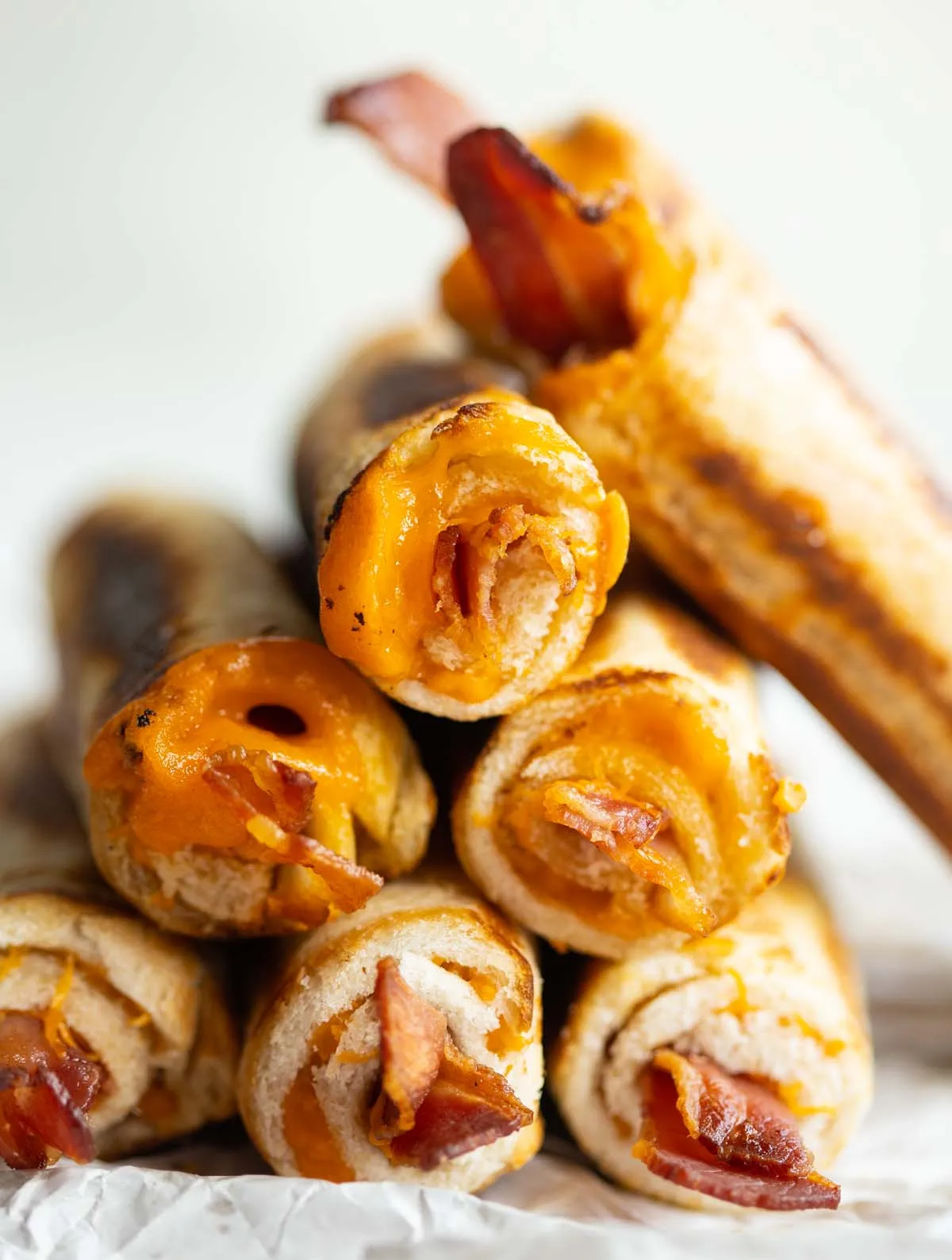 Cheesy Bacon Roll Ups