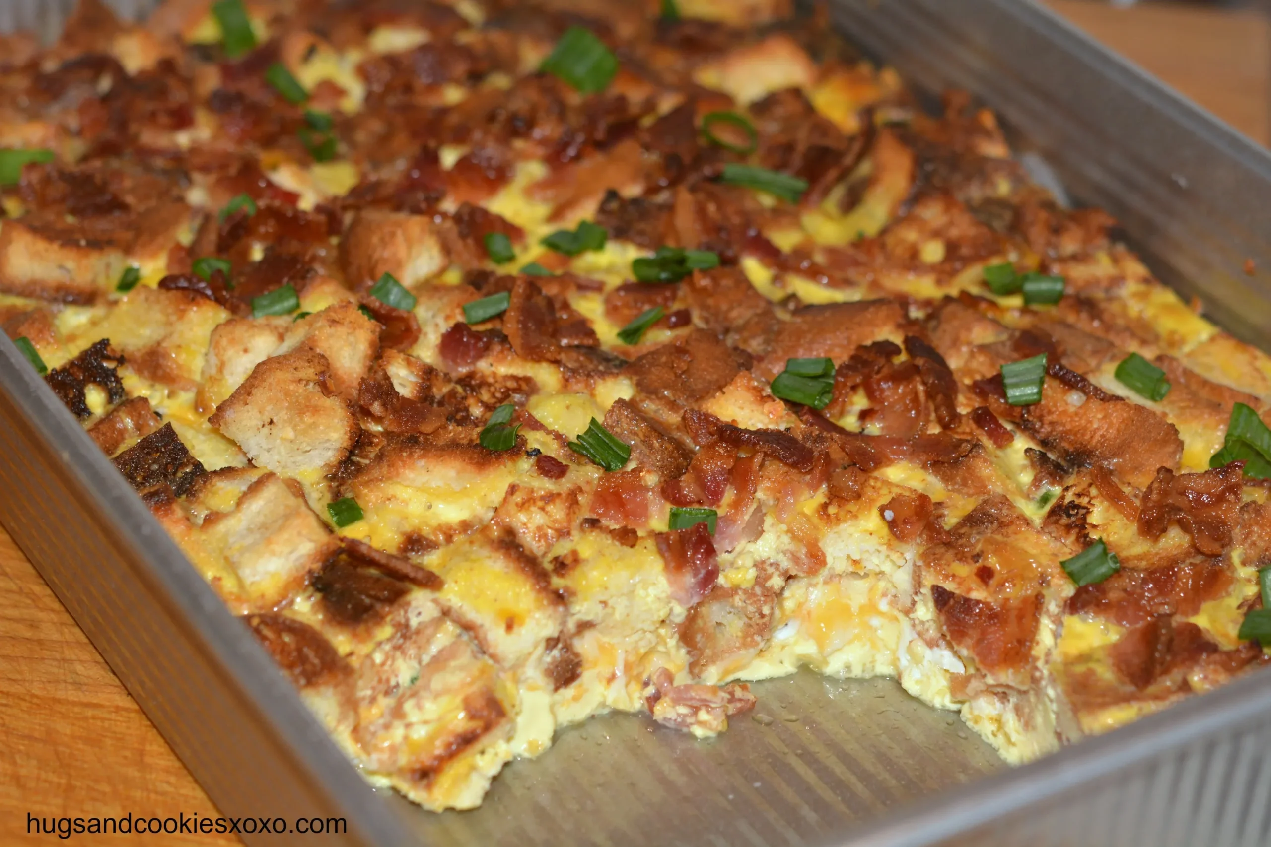 Cheesy Bacon and Egg Bake