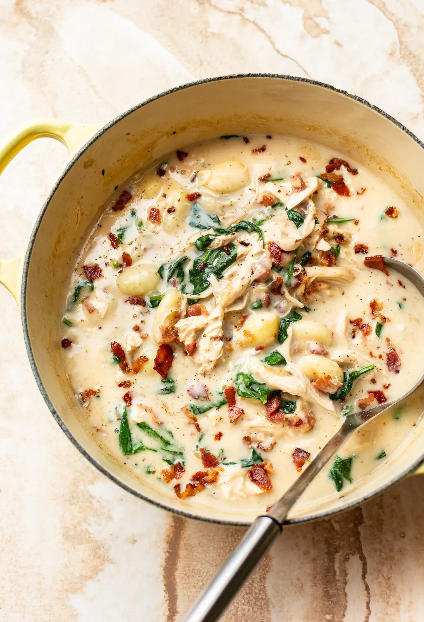 Cheesy Chicken Bacon Soup