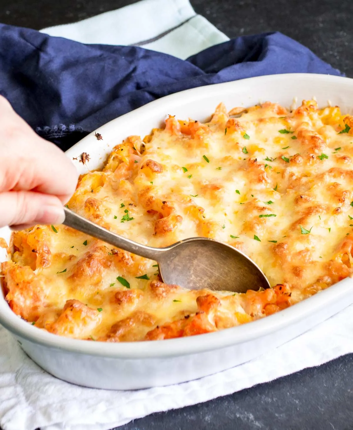 Cheesy Rutabaga Carrot Casserole