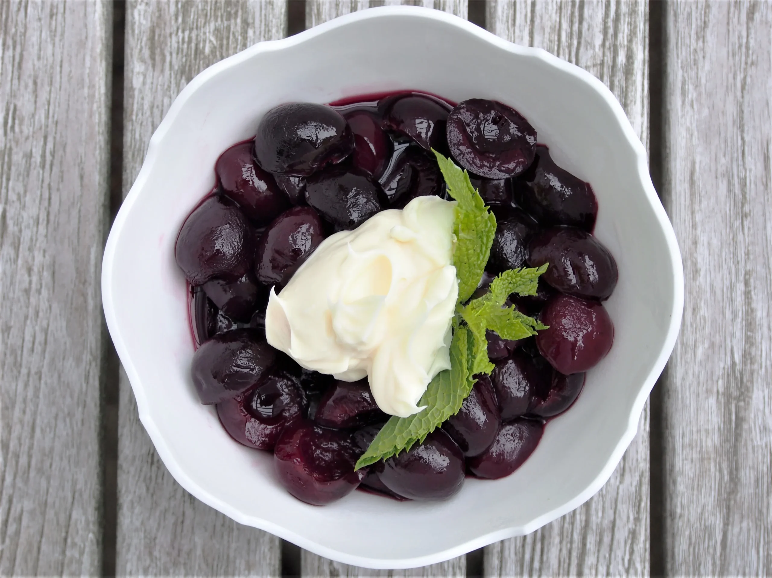 Cherries in Red Wine