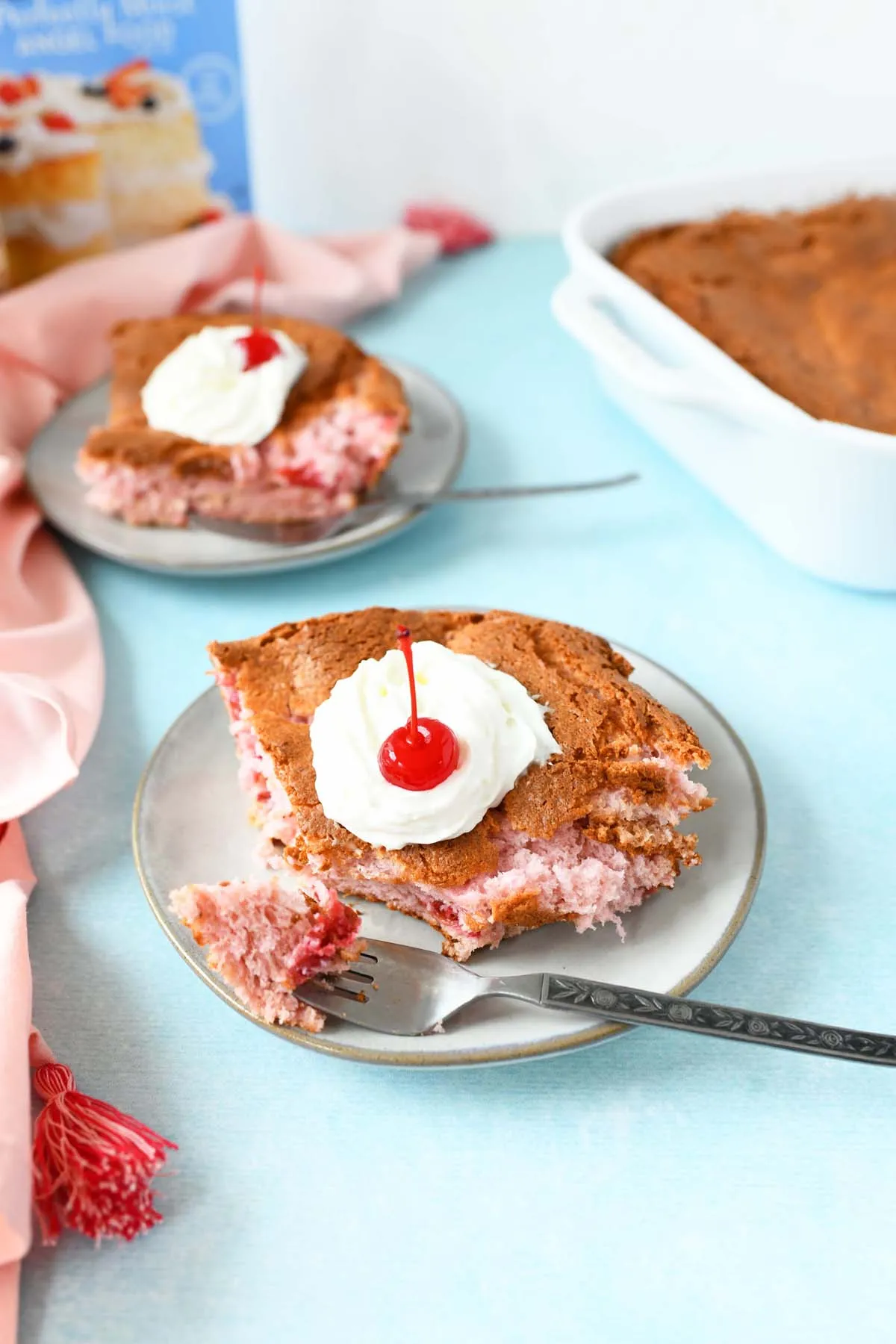 Cherry Angel Food Cake