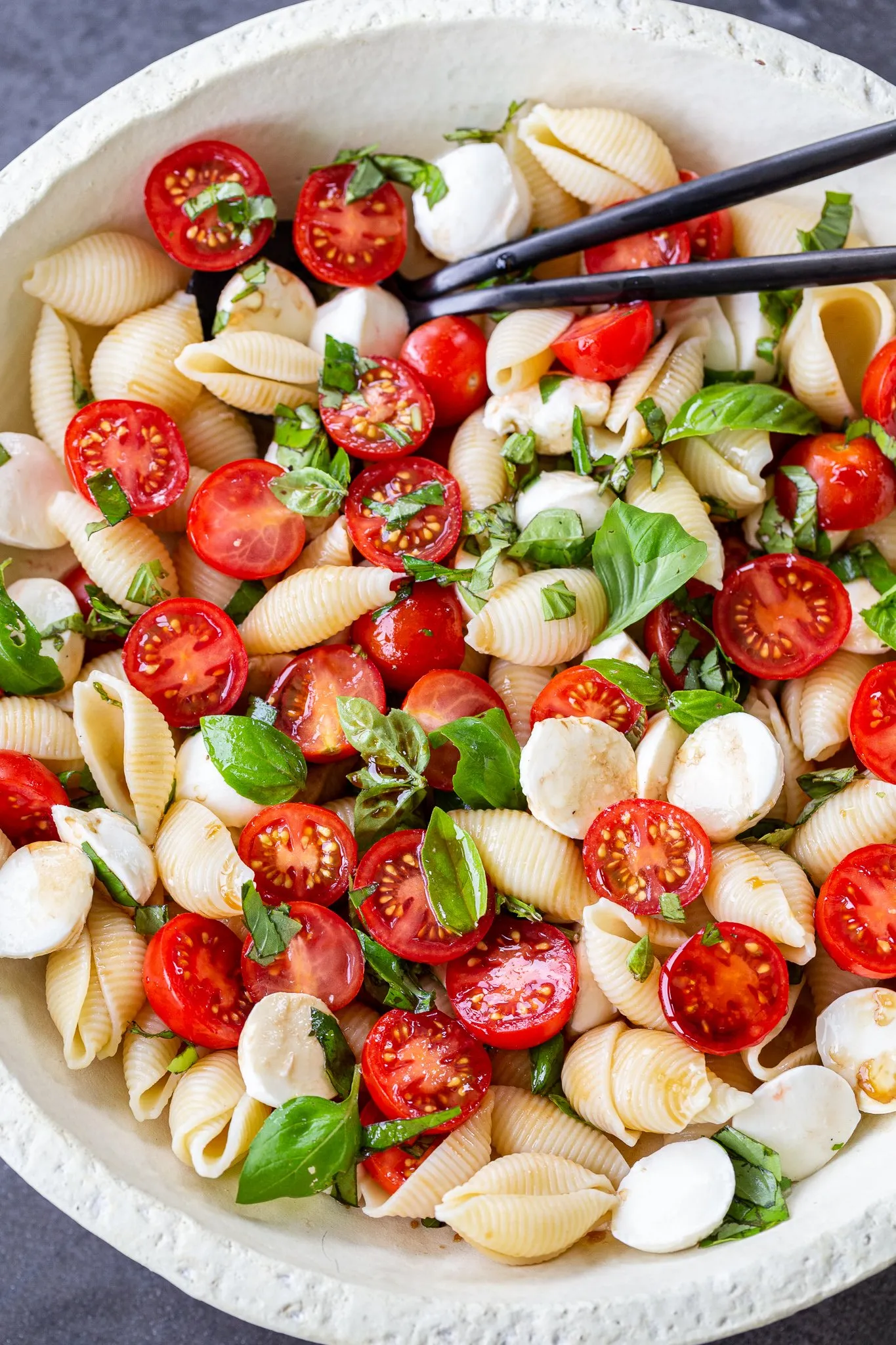 Cherry Caprese Pasta Salad
