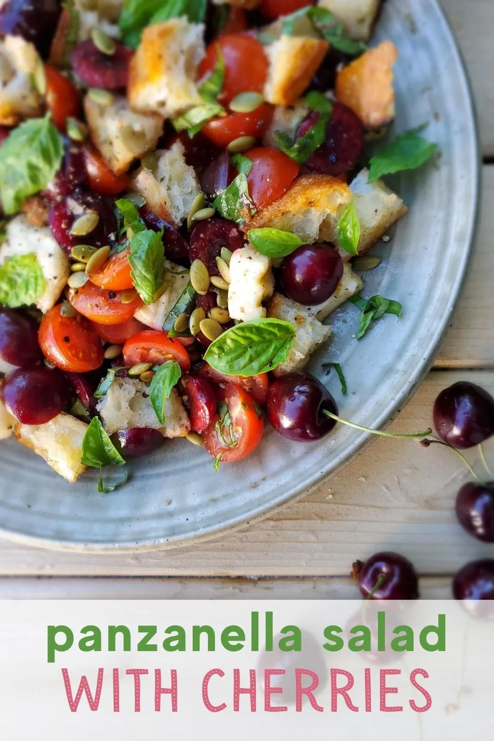 Cherry and Rocket Panzanella Salad