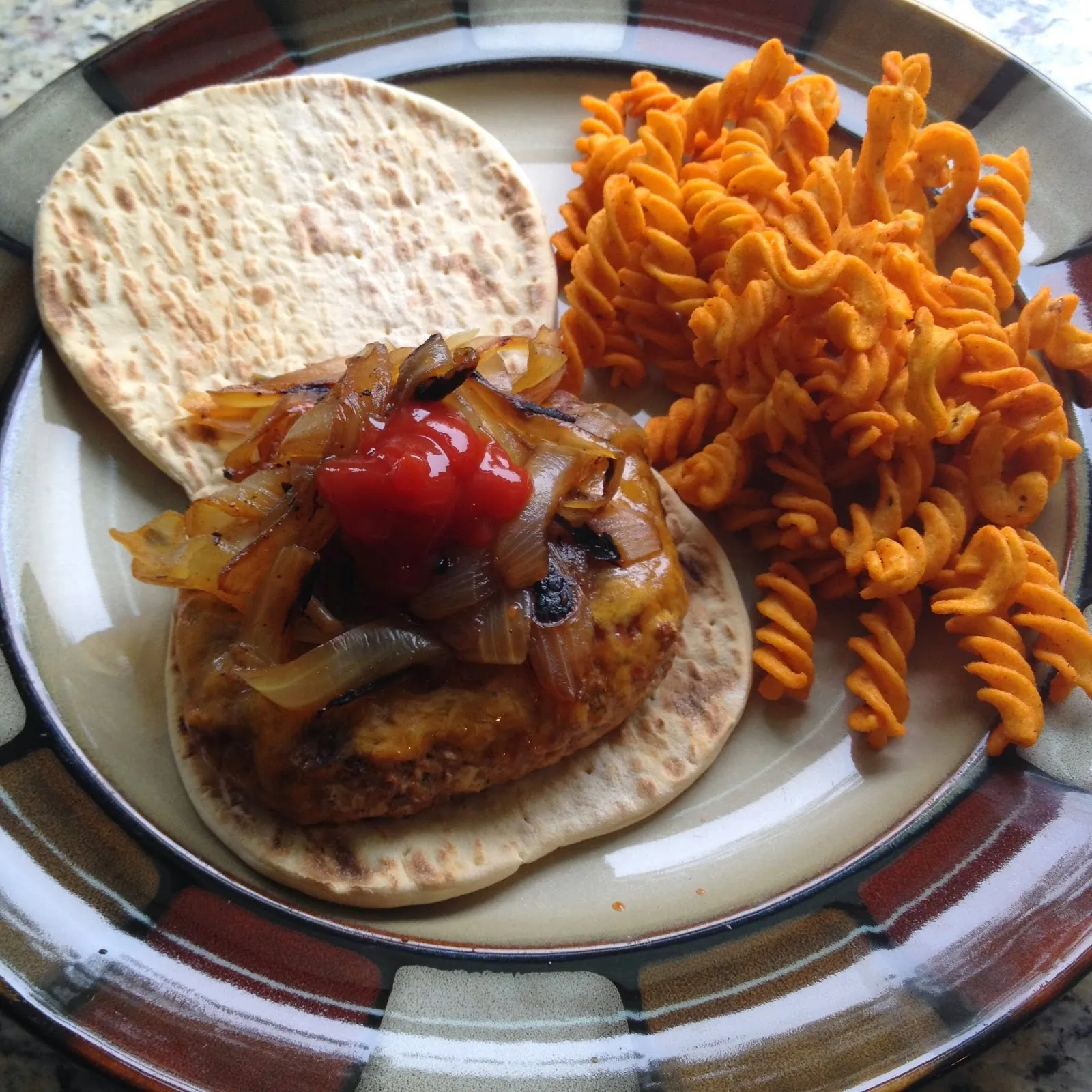 Chicken Chorizo Patty Melts