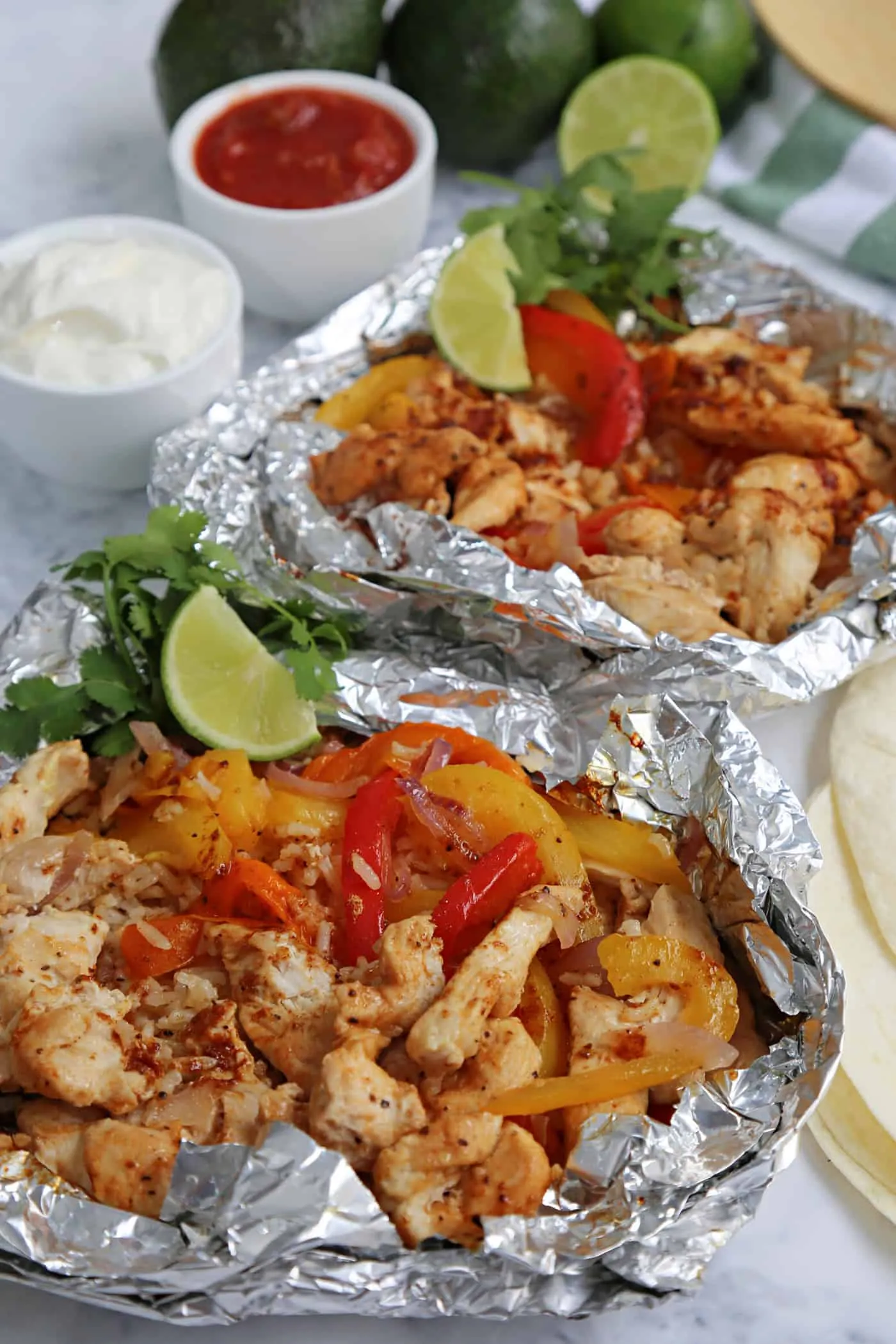 Chicken Fajita Foil Pack