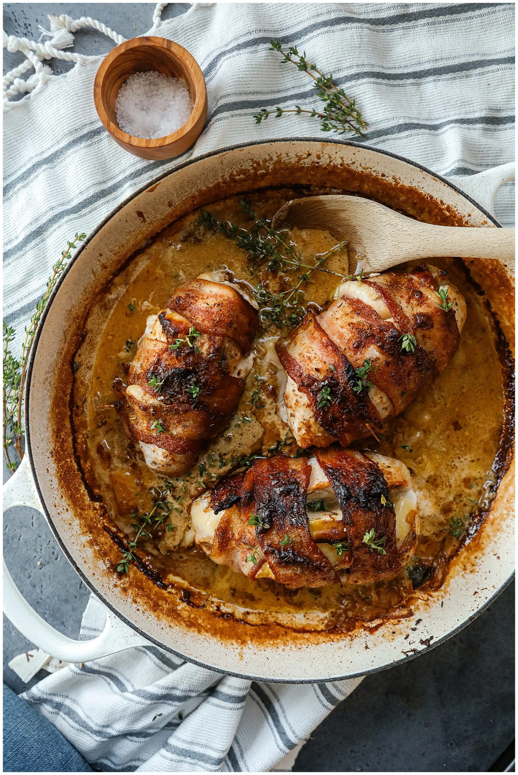 Chicken Jambonette Stuffed with Gouda