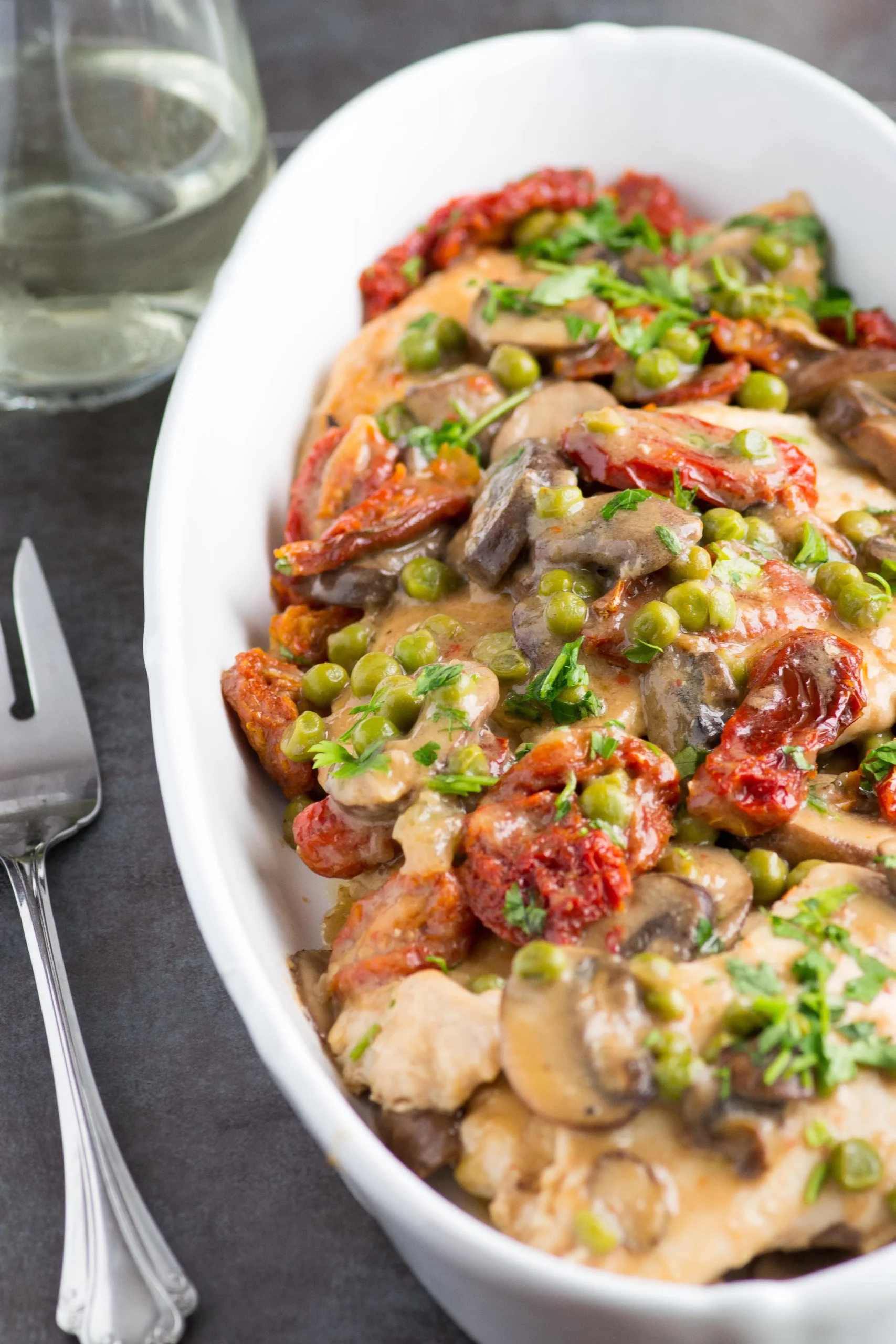 Chicken Marsala with Sundried Tomatoes (Slow Cooker)