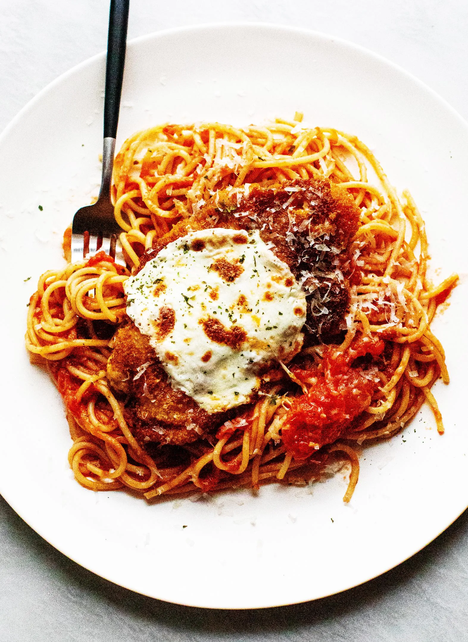 Chicken Parmigiana with Brown Butter Marinara