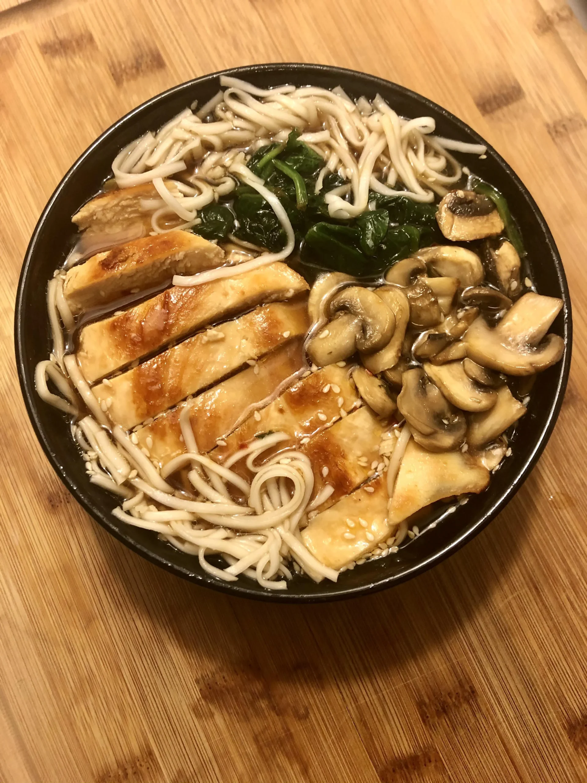 Chicken Ramen in a Shoyu Style Broth