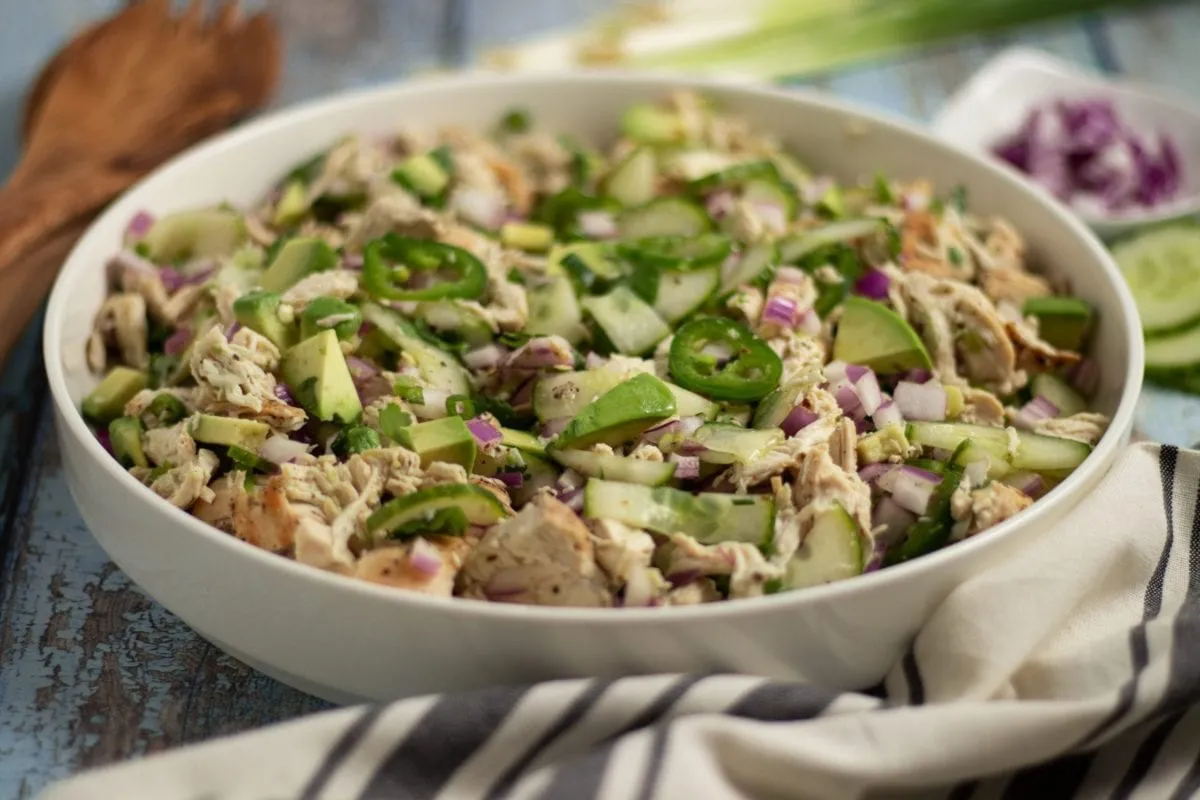 Chicken Salad Cucumber Rounds