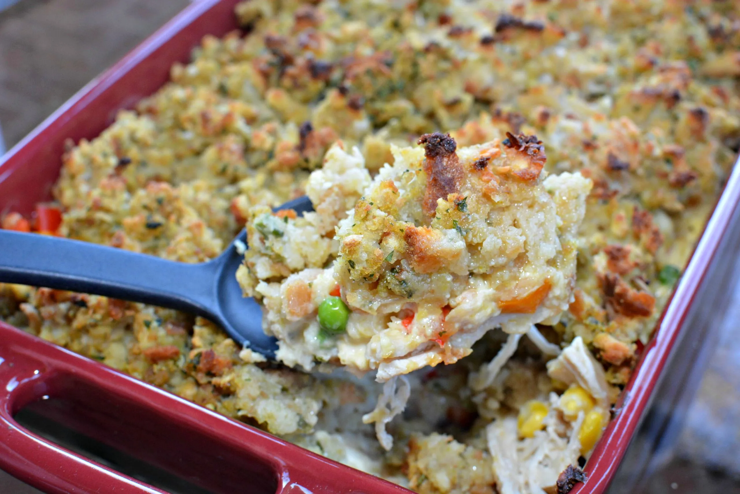 Chicken and Stuffing Pie