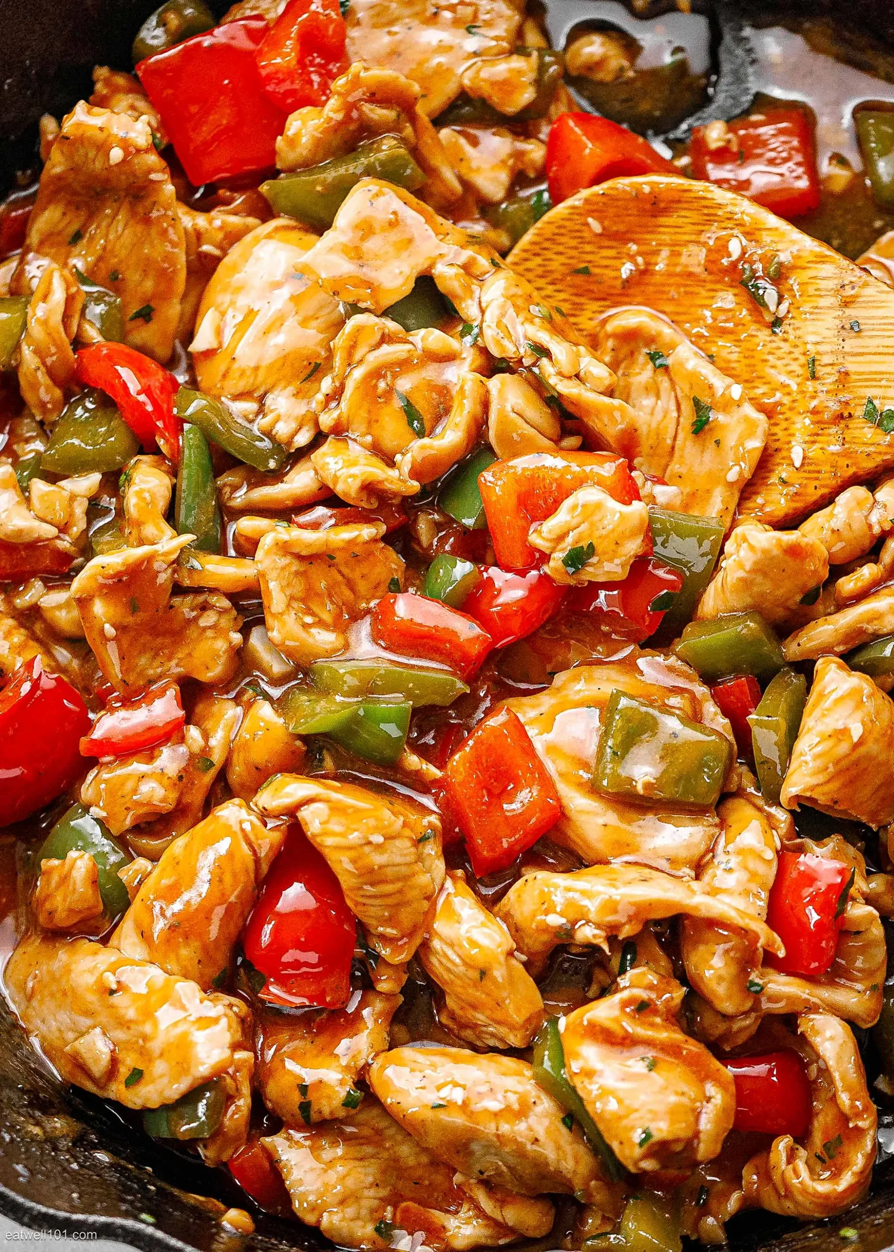 Chicken with Peppers and Tomatoes