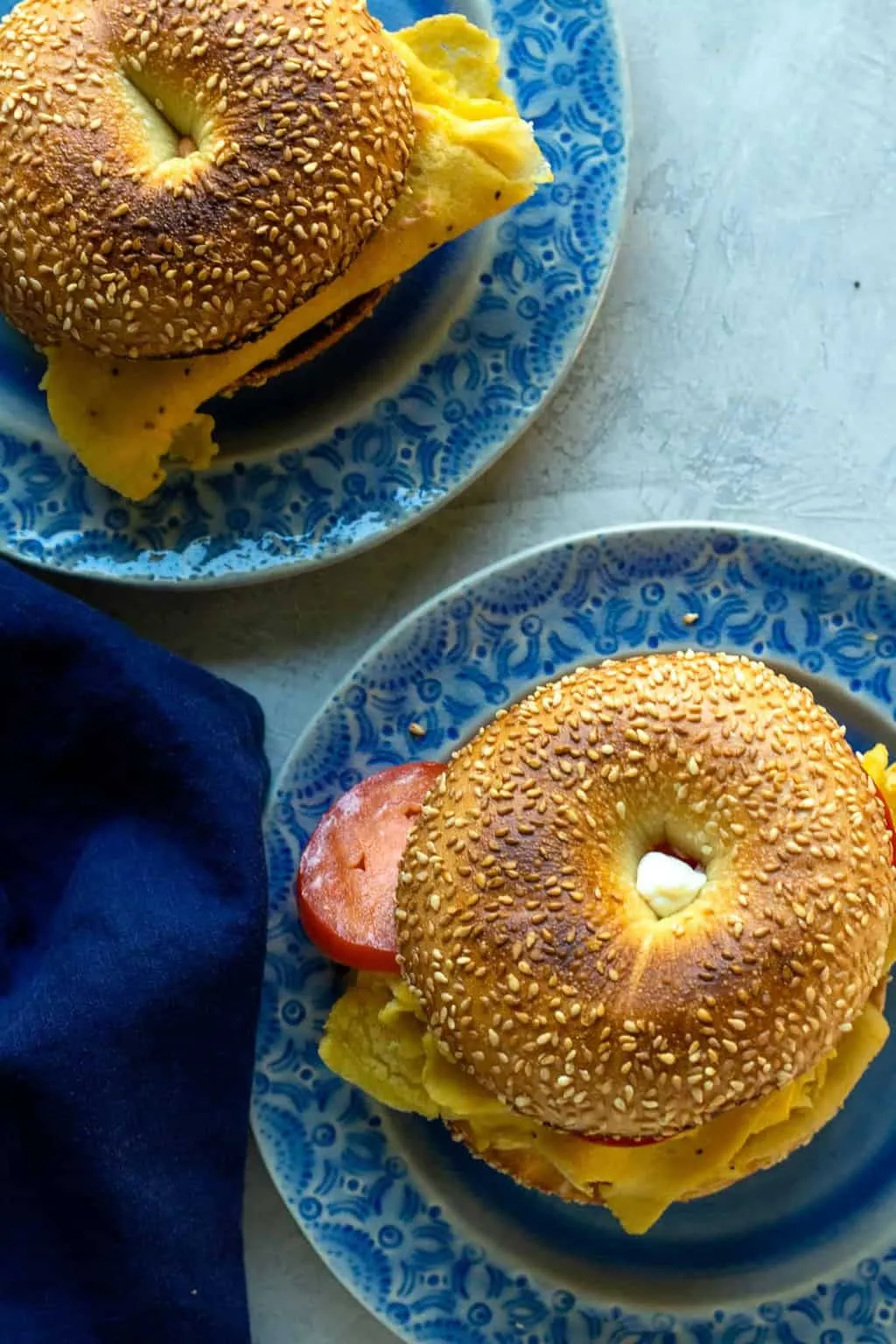 Chickpea Egg Breakfast Sandwiches