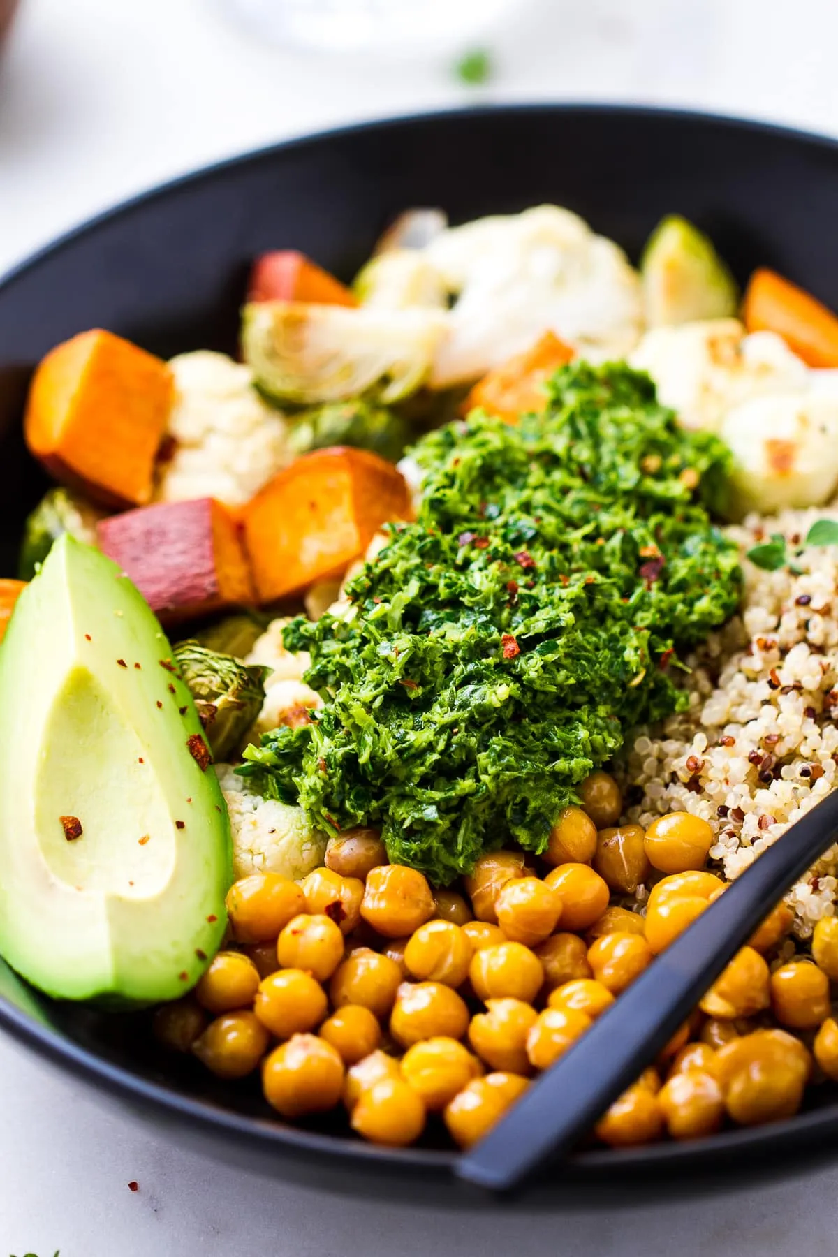 Chickpea Potato Parsley Bowl