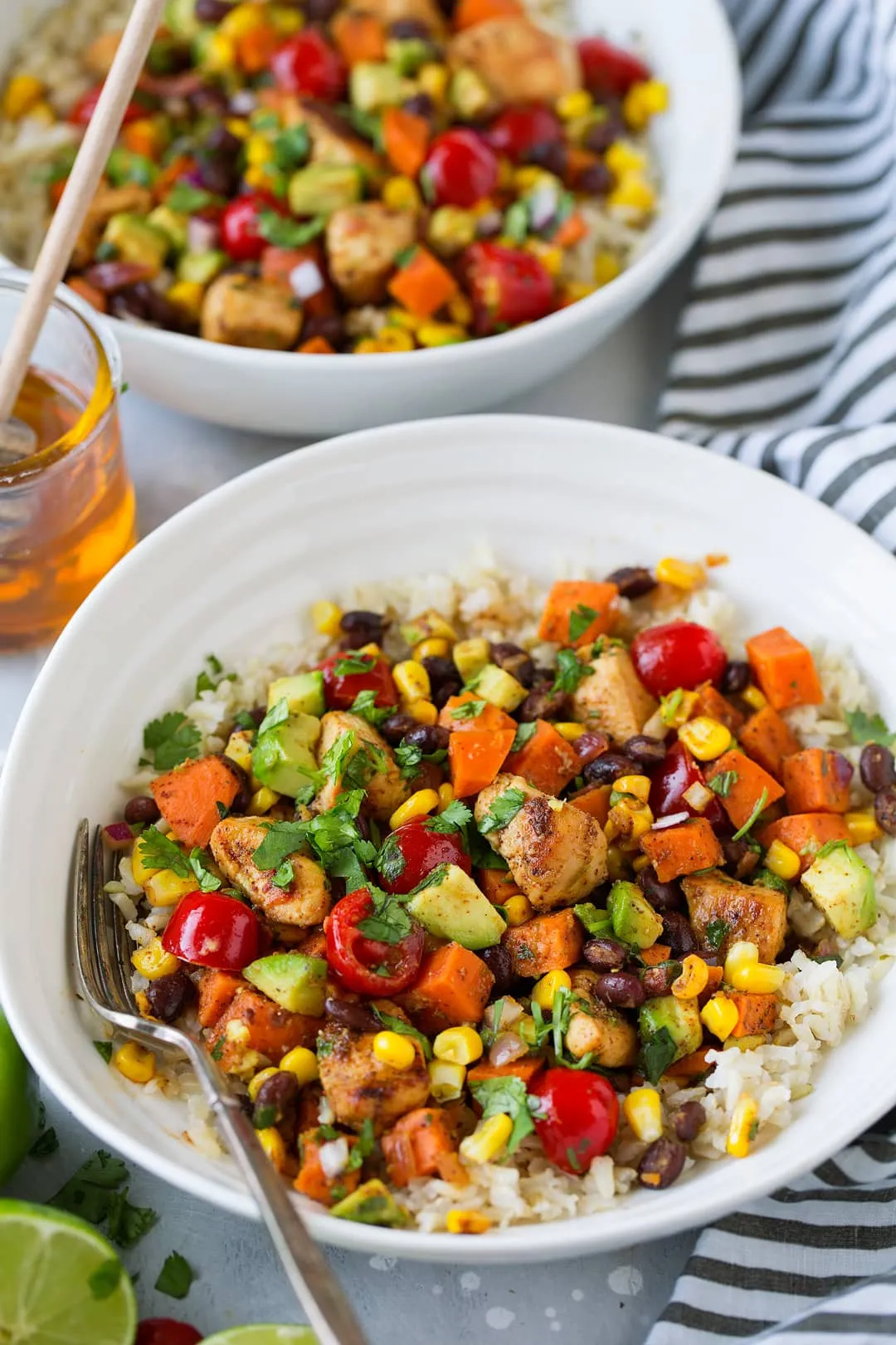 Chili Lime Chicken and Sweet Potato Skillet