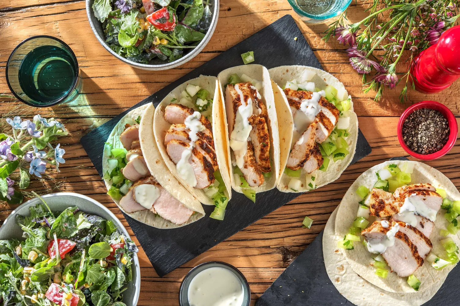 Chili Rubbed Chicken with Barbecue