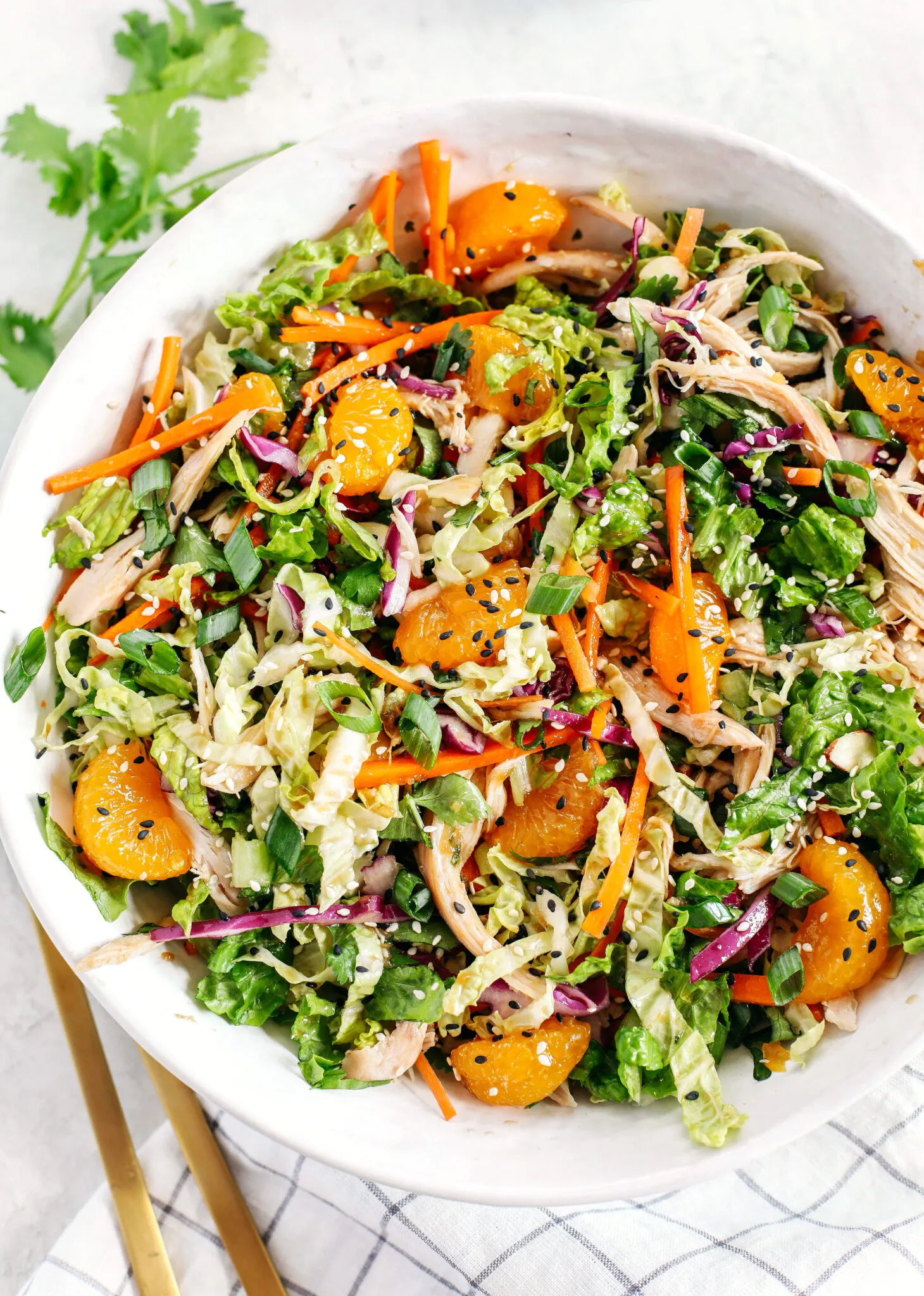 Chinese Chicken Salad with Sesame Dressing