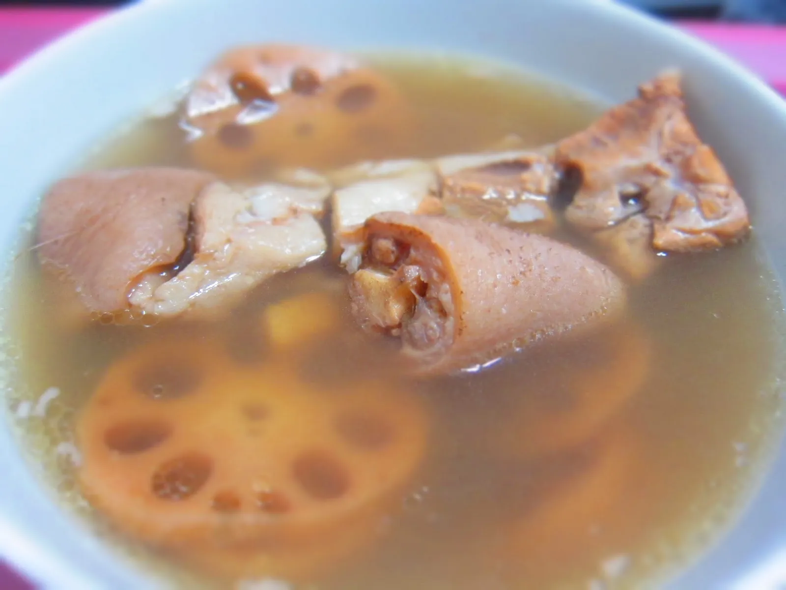 Chinese Pigs Tail and Peanut Soup