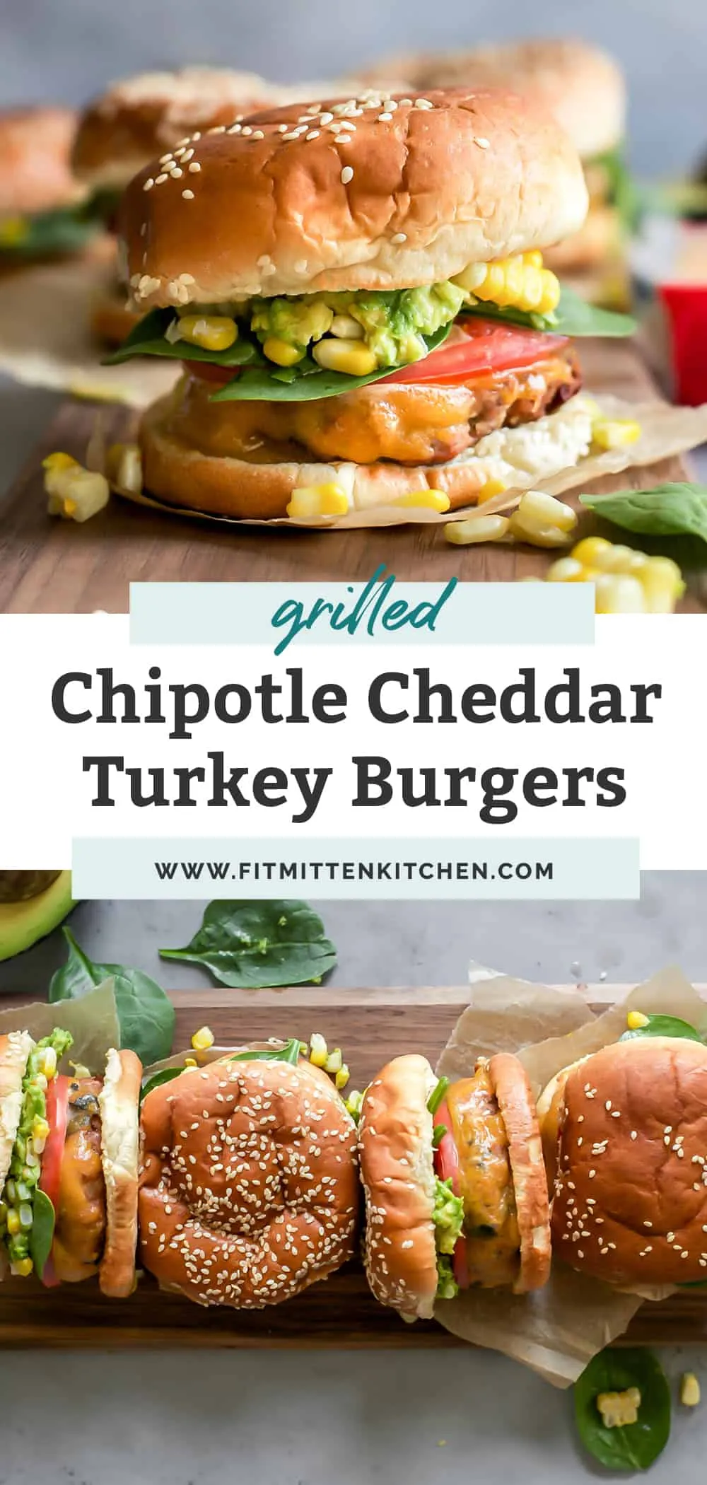 Chipotle Cheddar Turkey Burgers