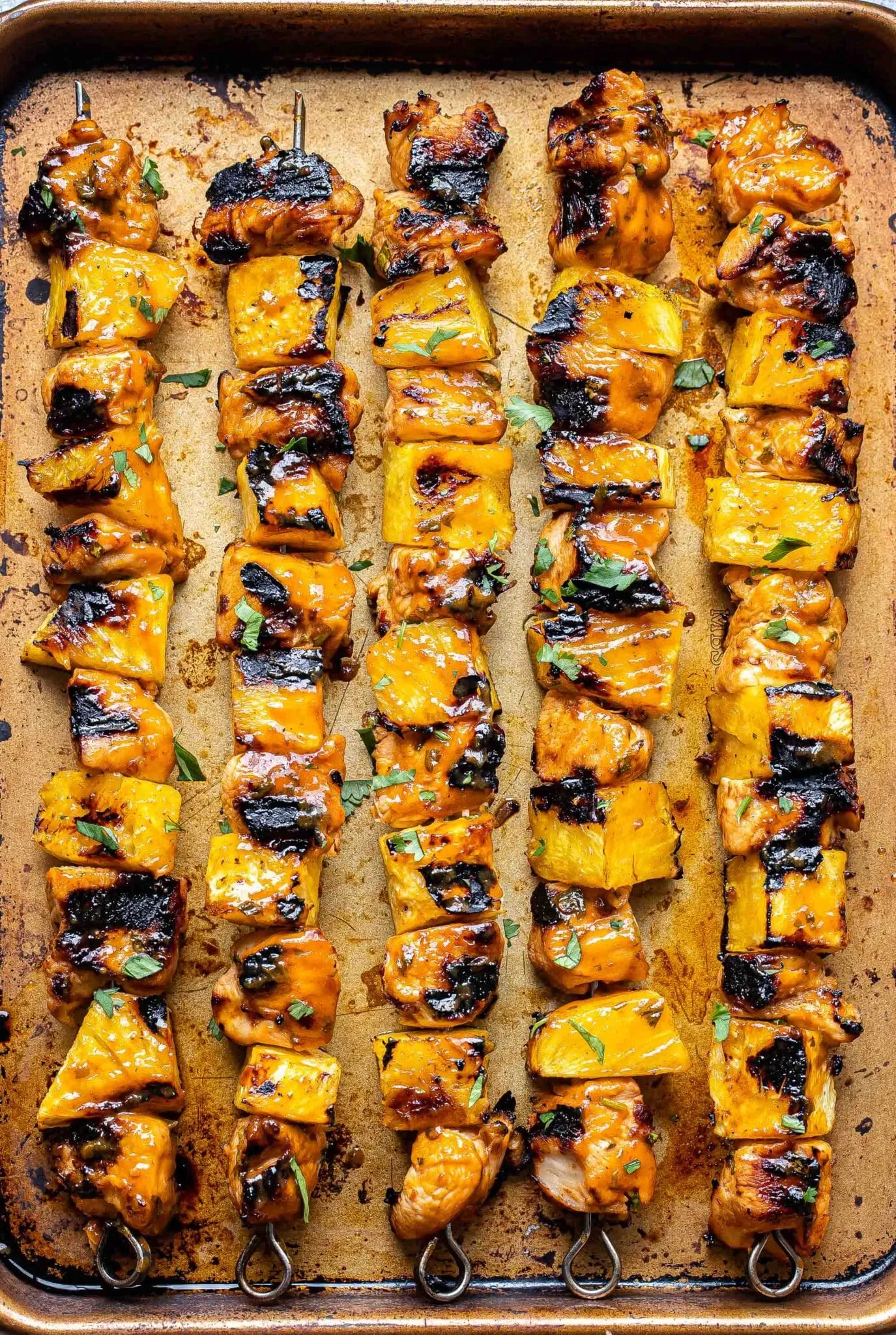 Chipotle Honey Chicken Skewers