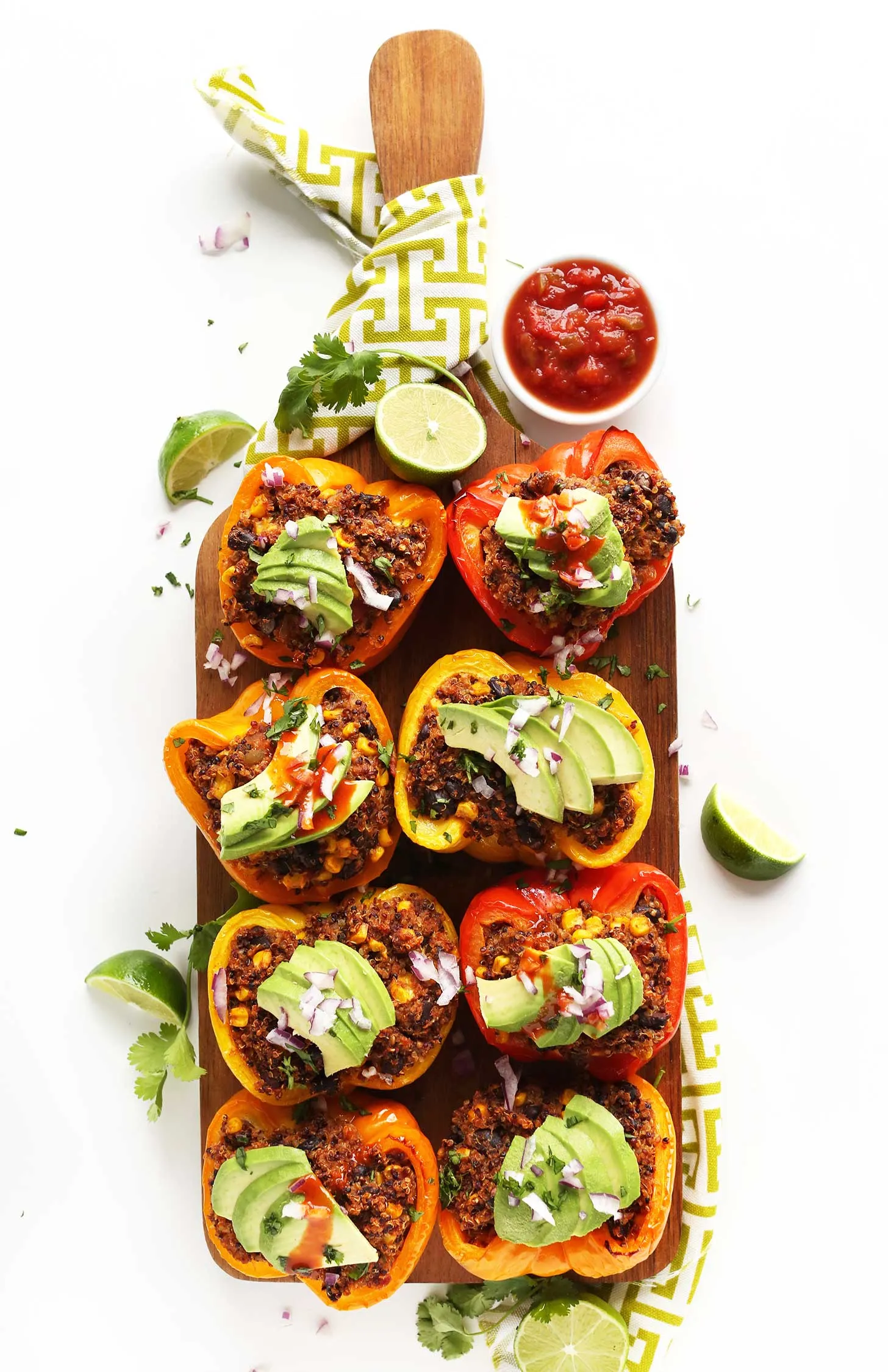 Chipotle Quinoa Stuffed Peppers Gluten Free