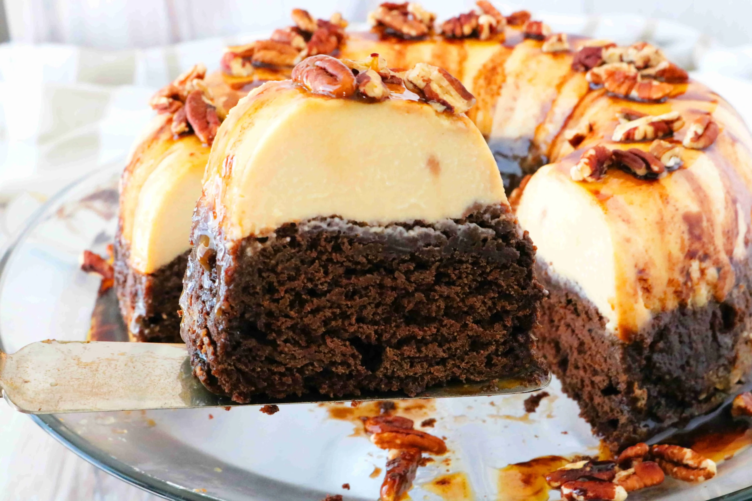 Chocoflan from Abuela's Kitchen